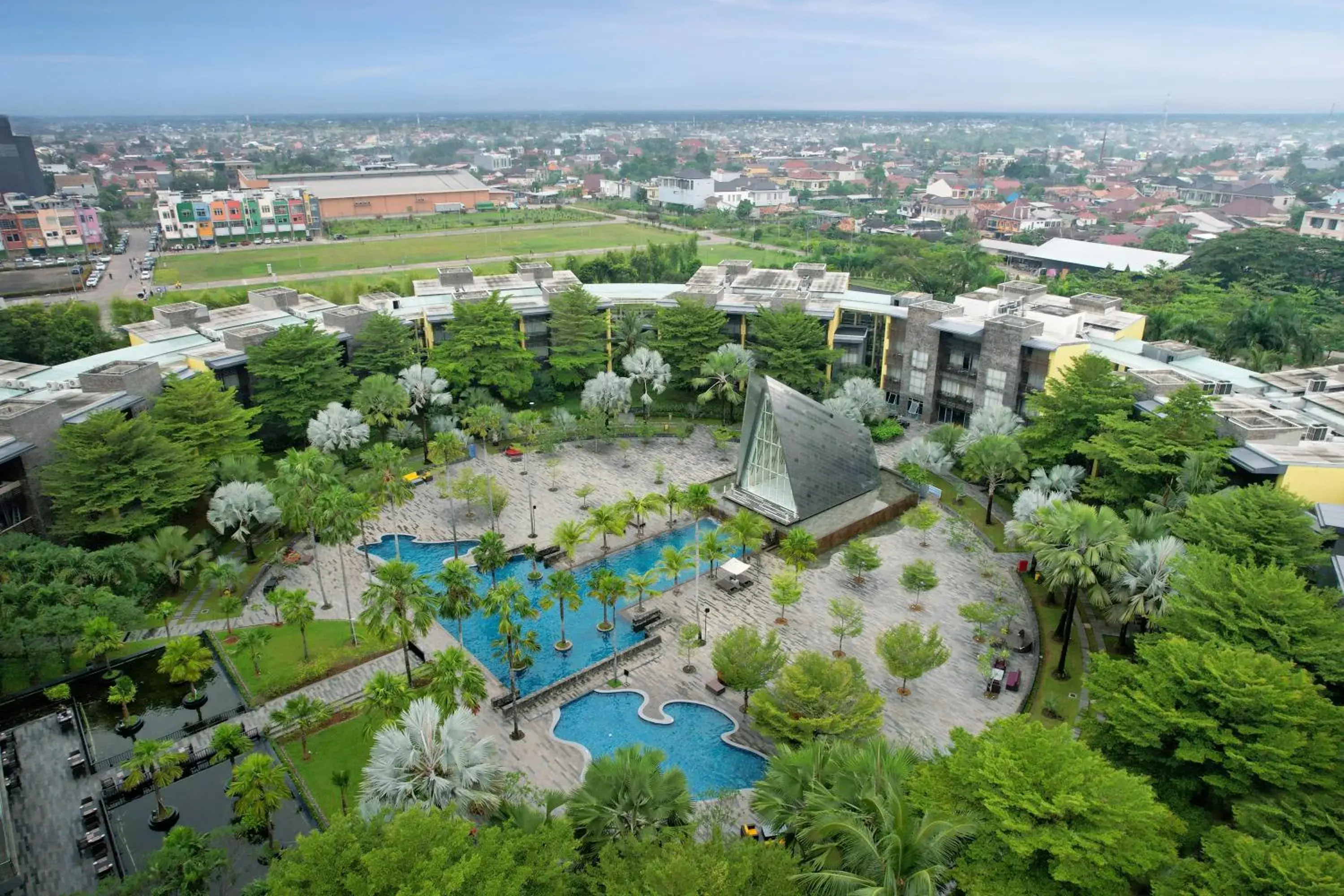 View (from property/room), Bird's-eye View in Novotel Palembang Hotel
