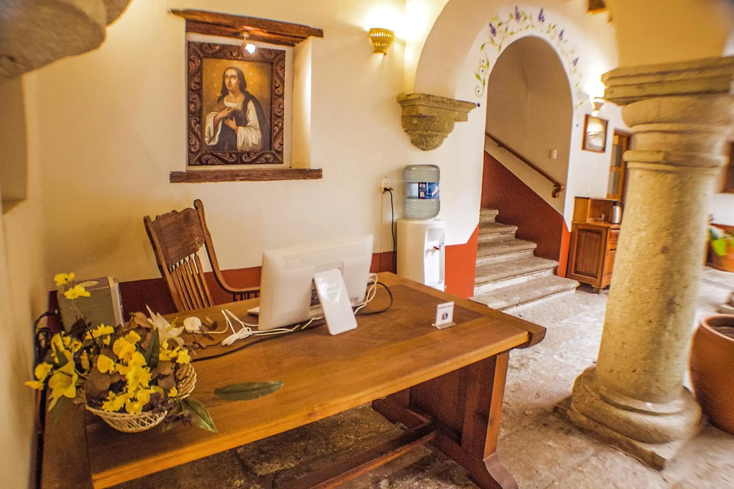 Lobby or reception, Dining Area in Parador San Agustin