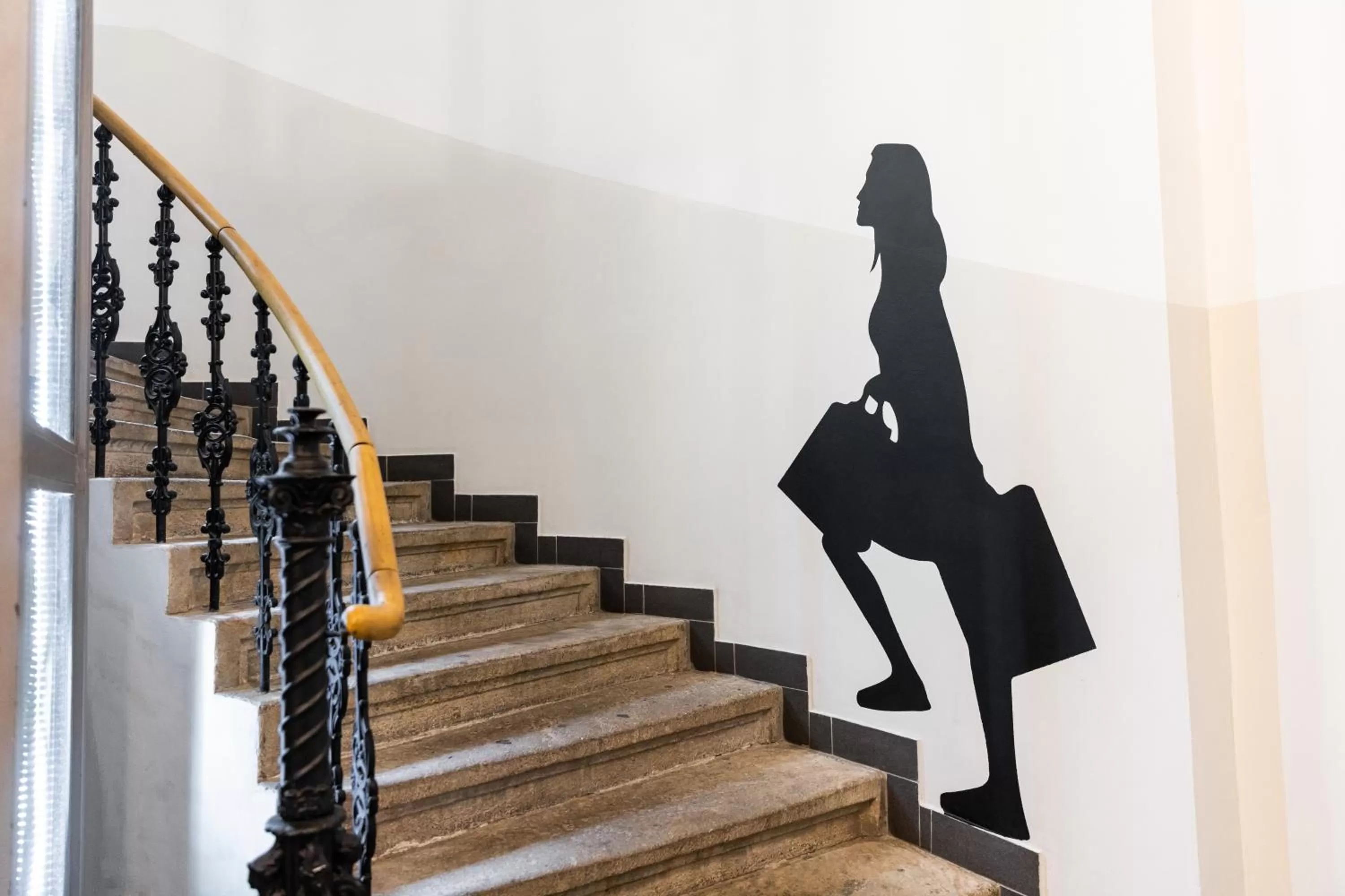 Decorative detail in Sophie's Hostel