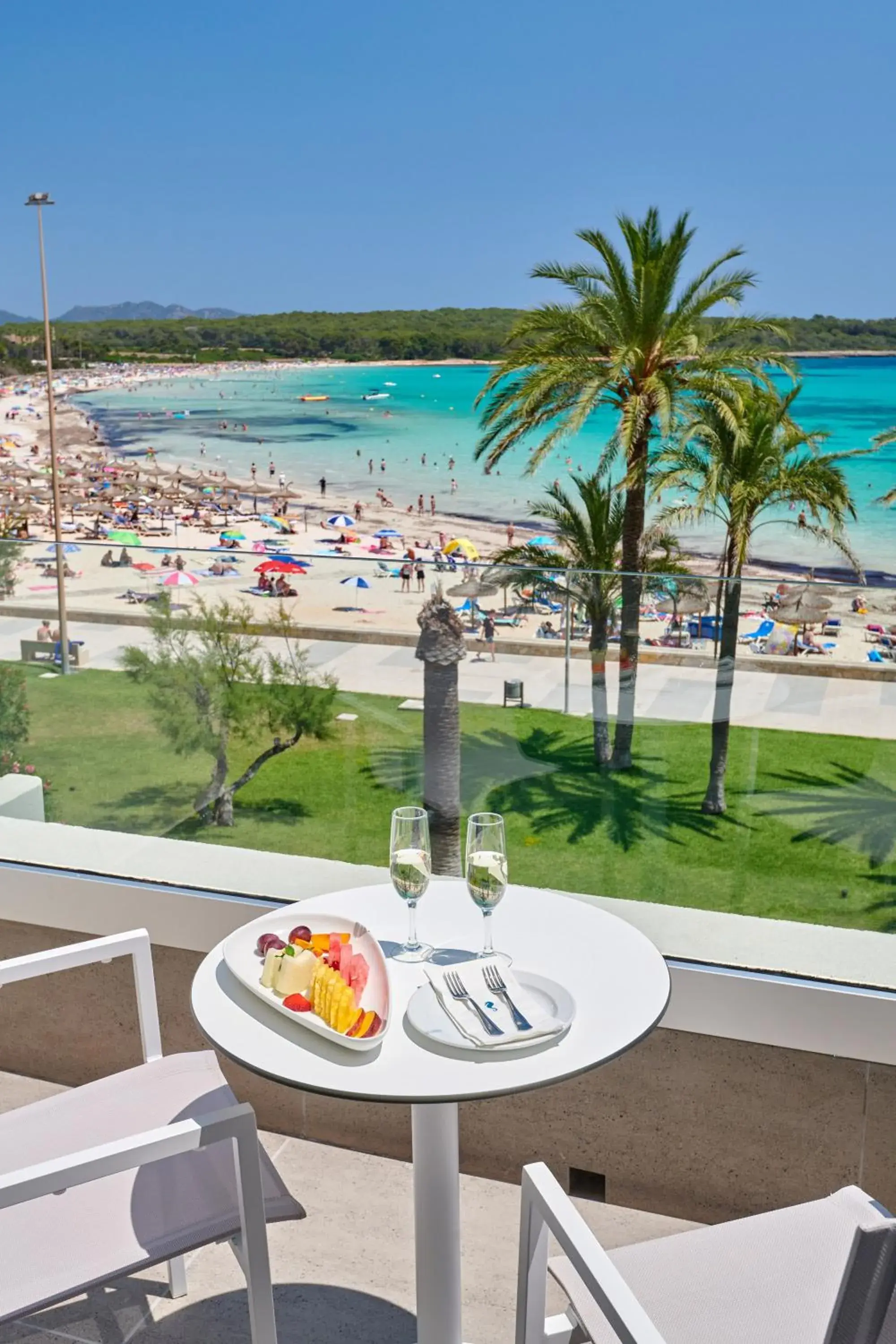 Balcony/Terrace in Hipotels Mediterraneo Hotel - Adults Only