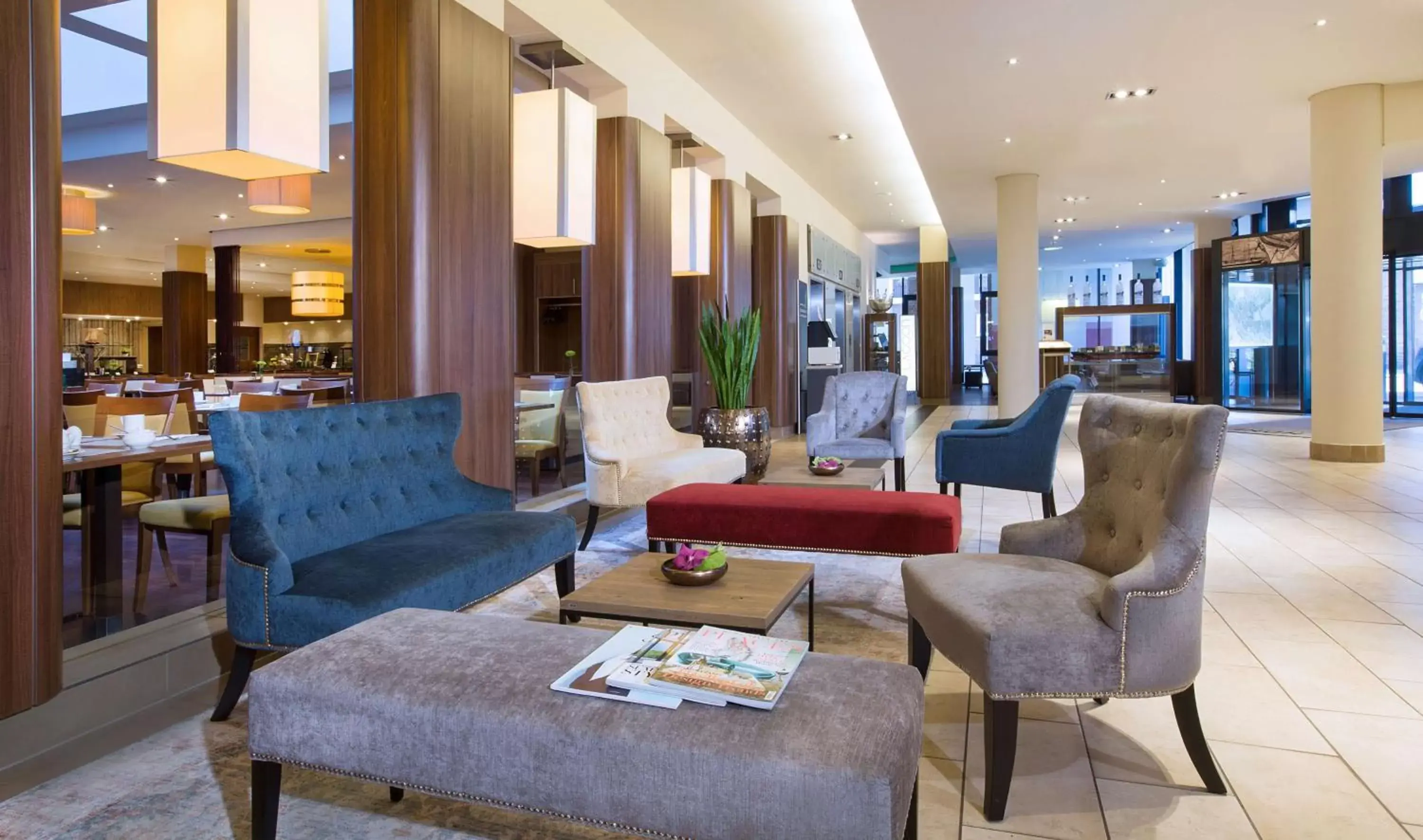 Lobby or reception in Lindner Hotel Hamburg am Michel, part of JdV by Hyatt Lobby or reception in Lindner Hotel Hamburg am Michel, part of JdV by Hyatt