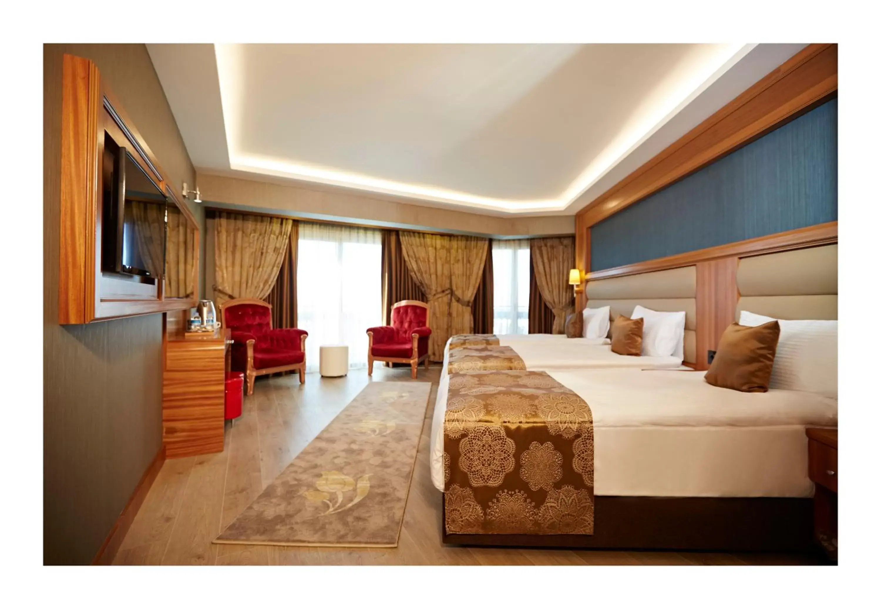 Bed in Ilkbal Deluxe Hotel &Spa Istanbul