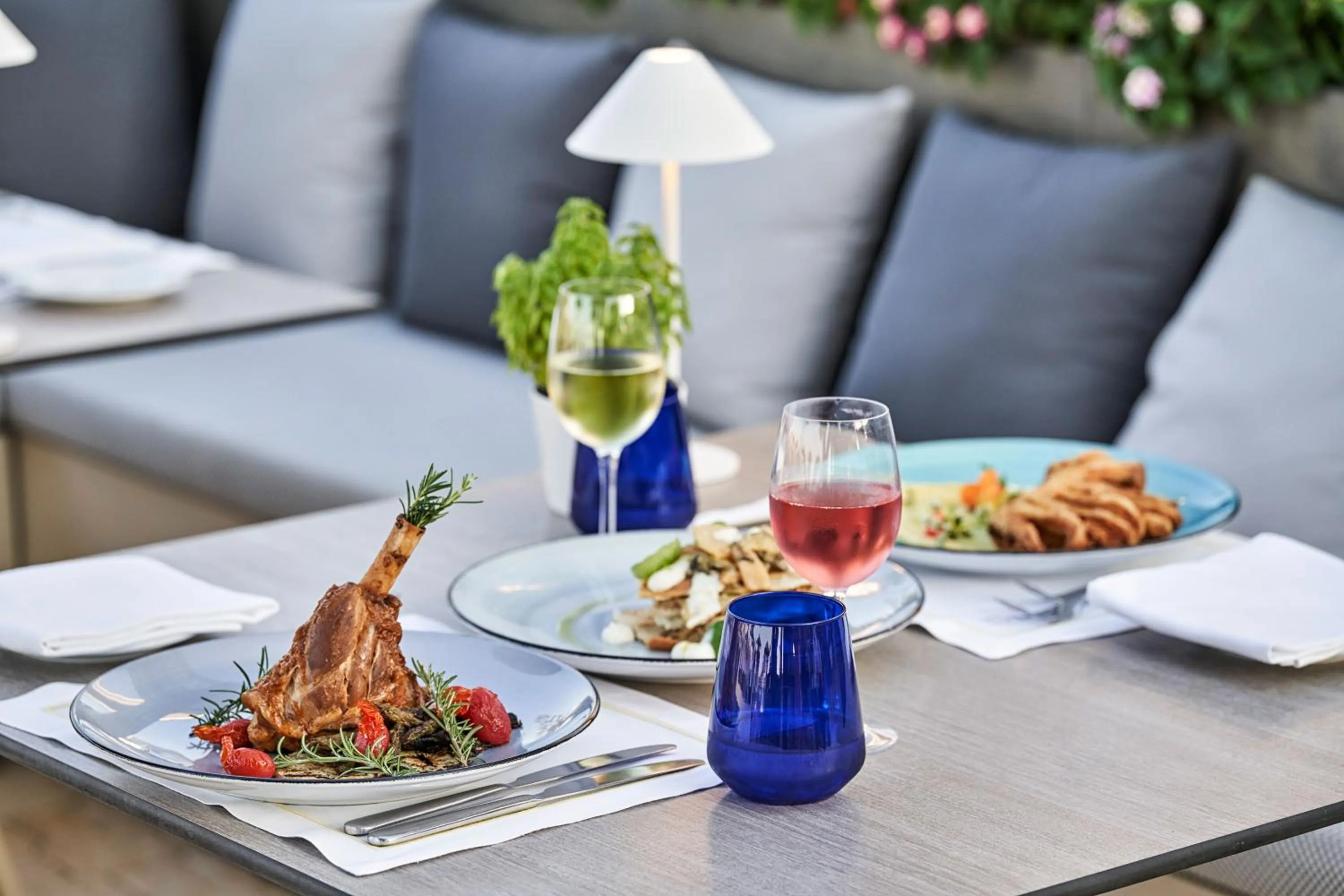 Food and drinks in Atlantica Amalthia Beach Hotel - Adults Only