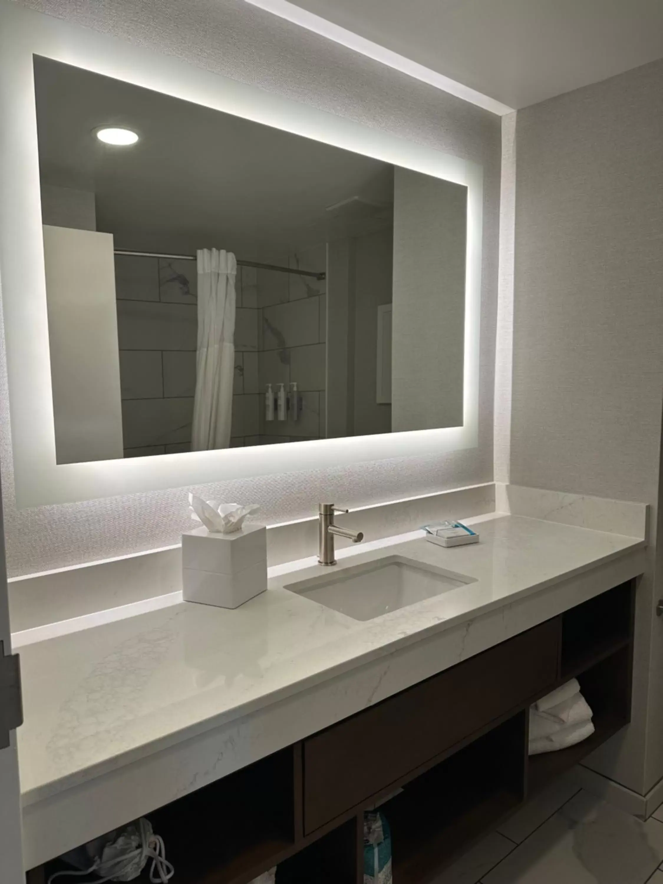 Bathroom in Hampton Inn Virginia Beach-Oceanfront South