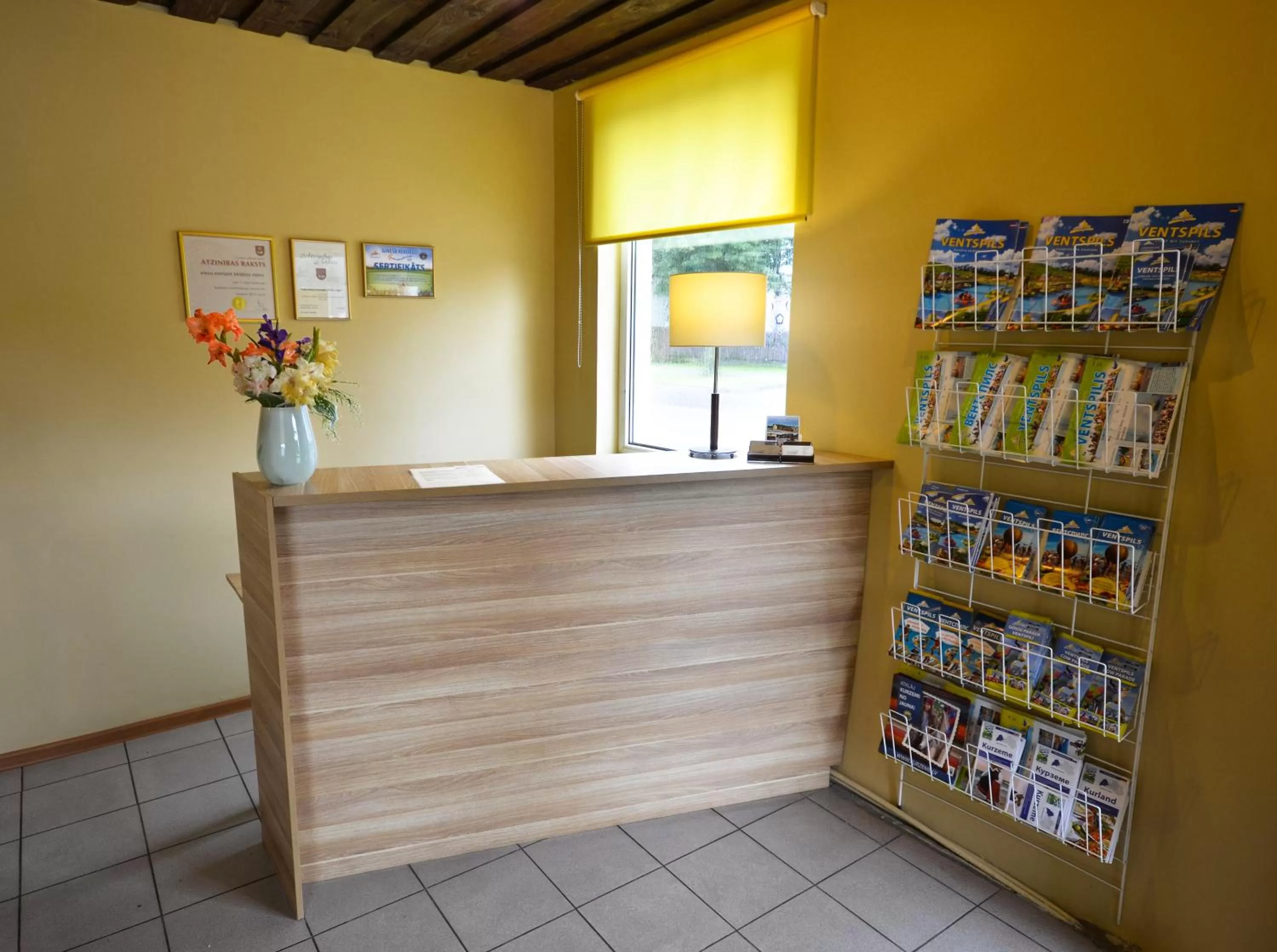 Lobby or reception in Veldzes Nams