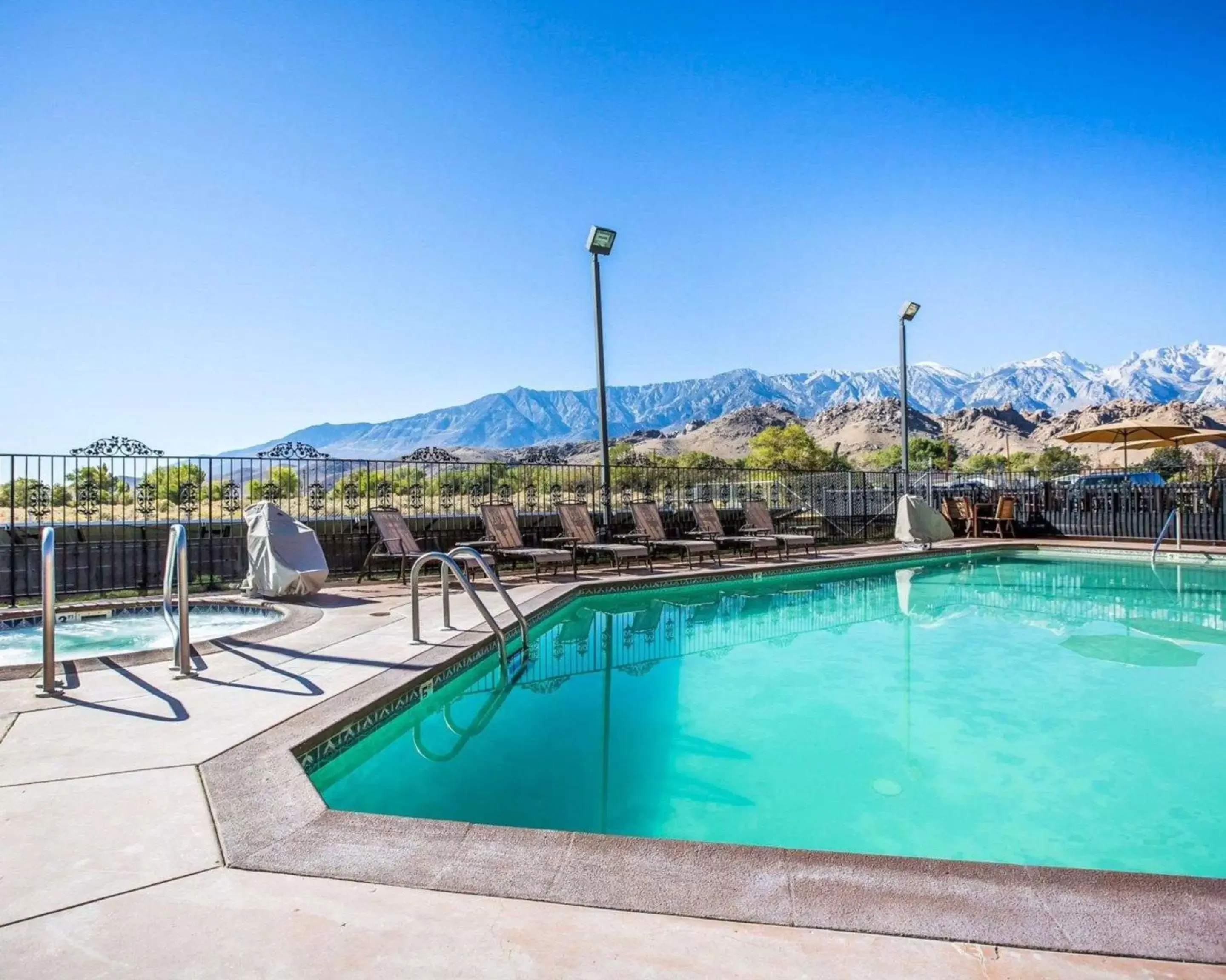 On site, Swimming Pool in Quality Inn Lone Pine near Mount Whitney