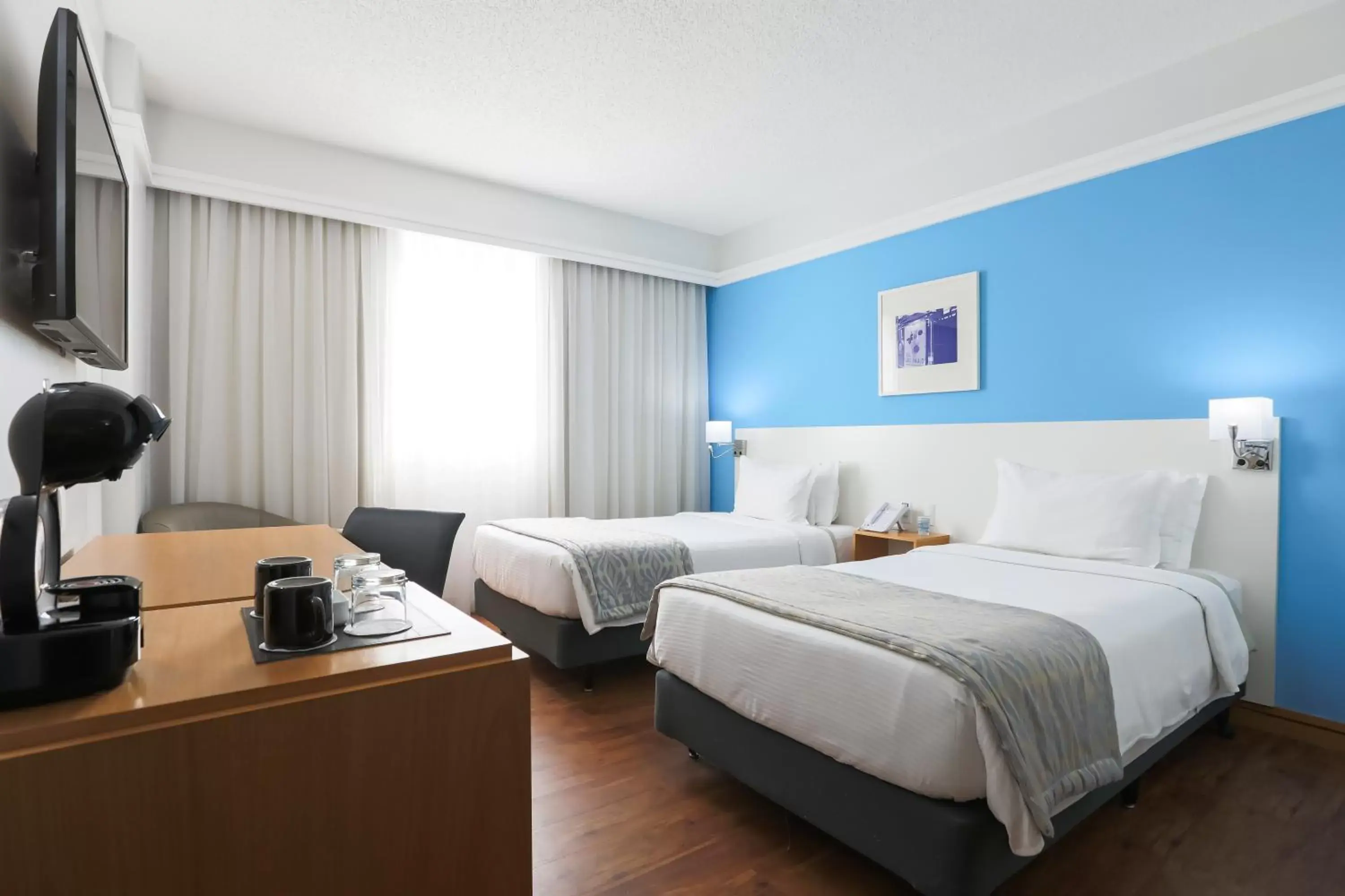 Bed in Slaviero São Paulo Downtown Bed in Slaviero São Paulo Downtown