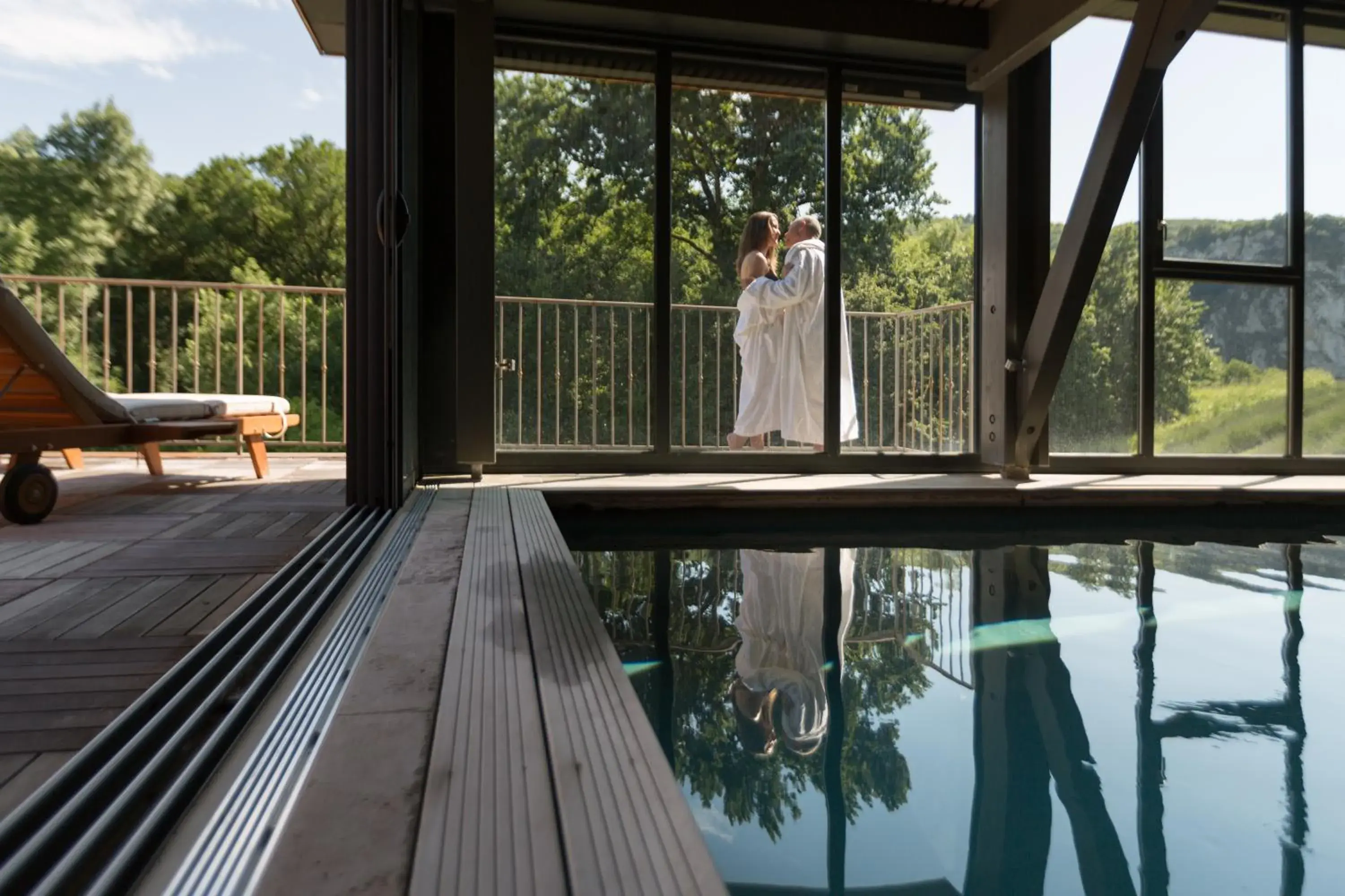 Swimming pool in Hôtel-Spa Le Saint Cirq Swimming pool in Hôtel-Spa Le Saint Cirq