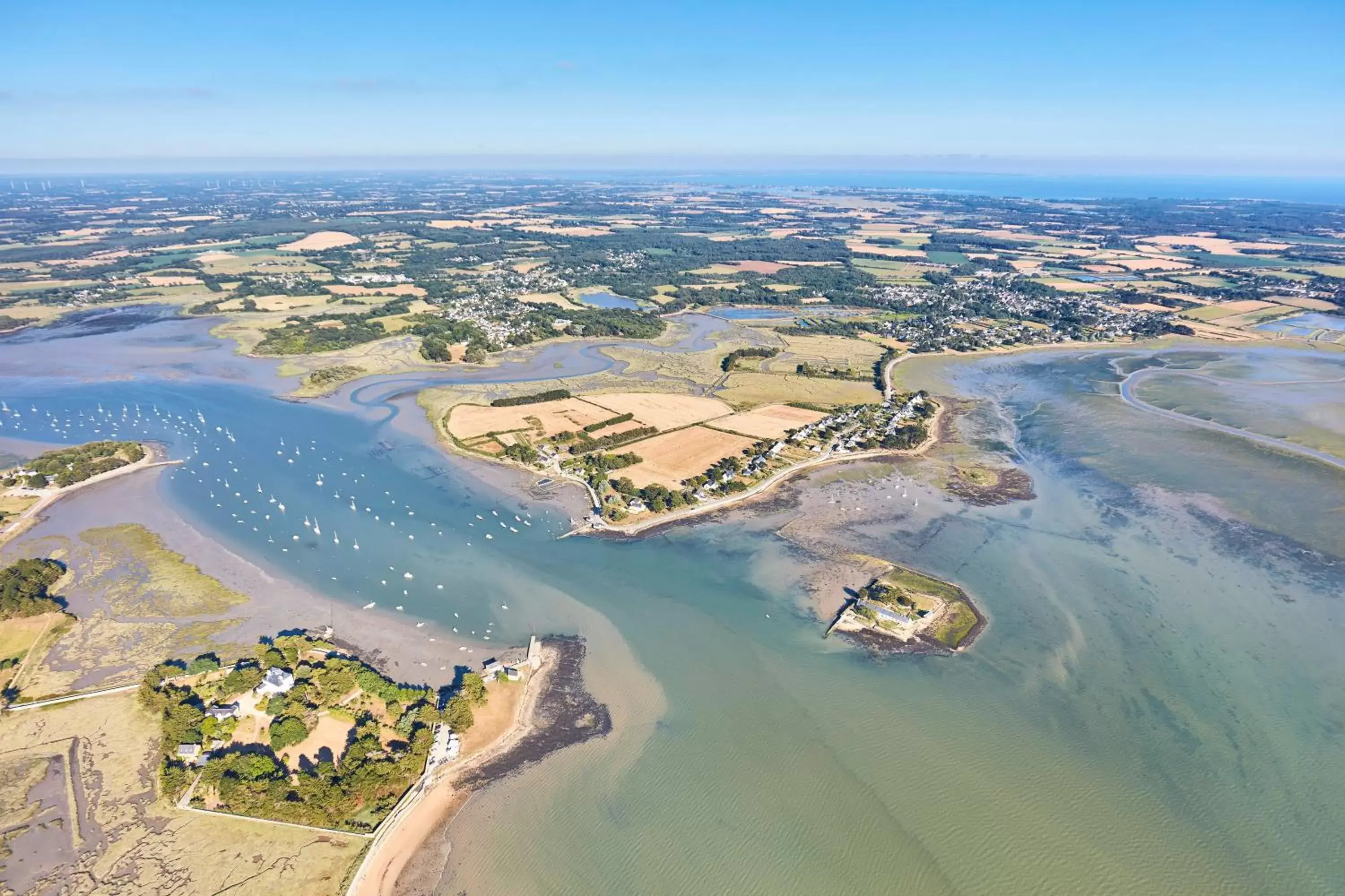 Natural landscape, Bird's-eye View in Mercure Vannes Le Port