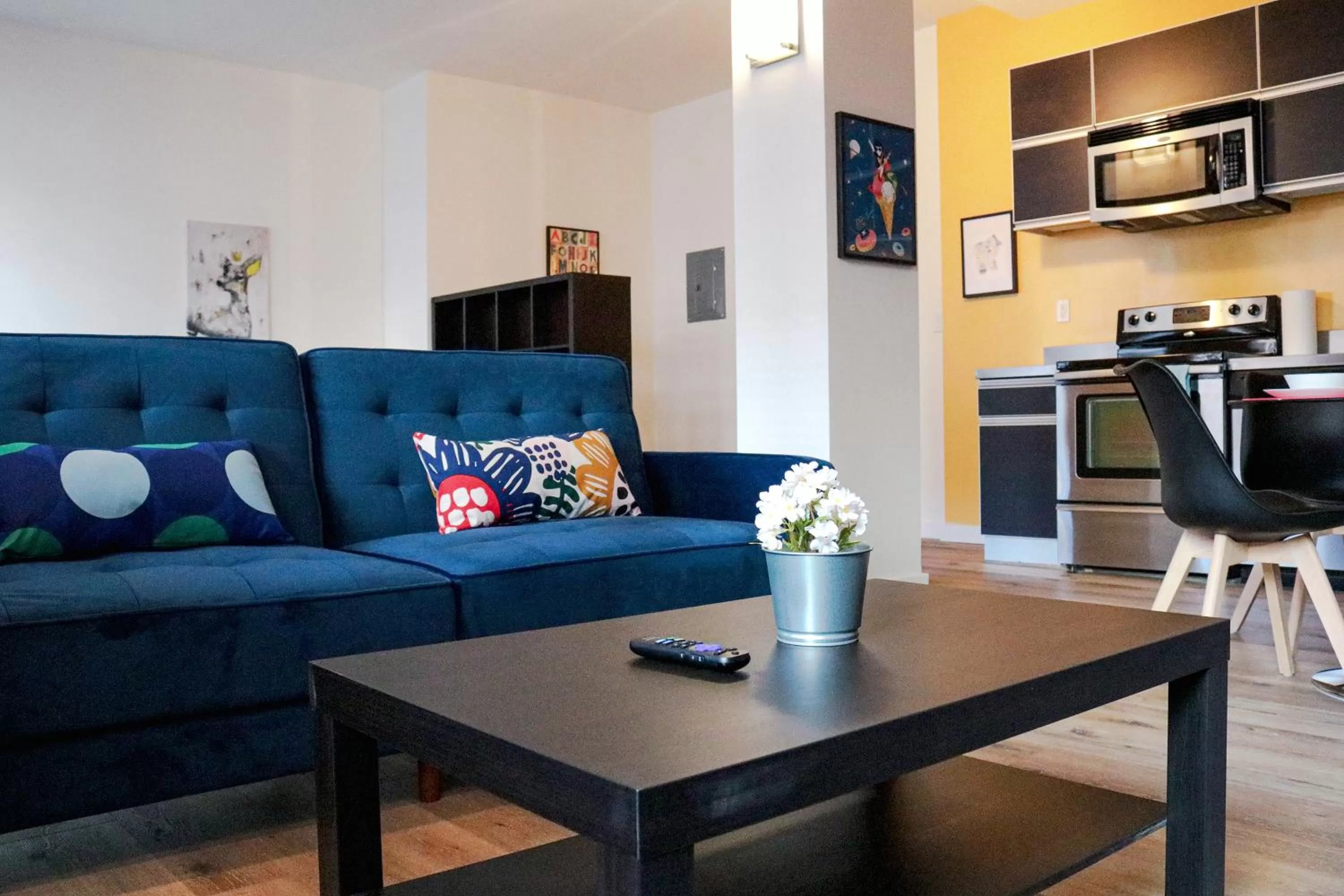 Seating Area in The Haas Suites