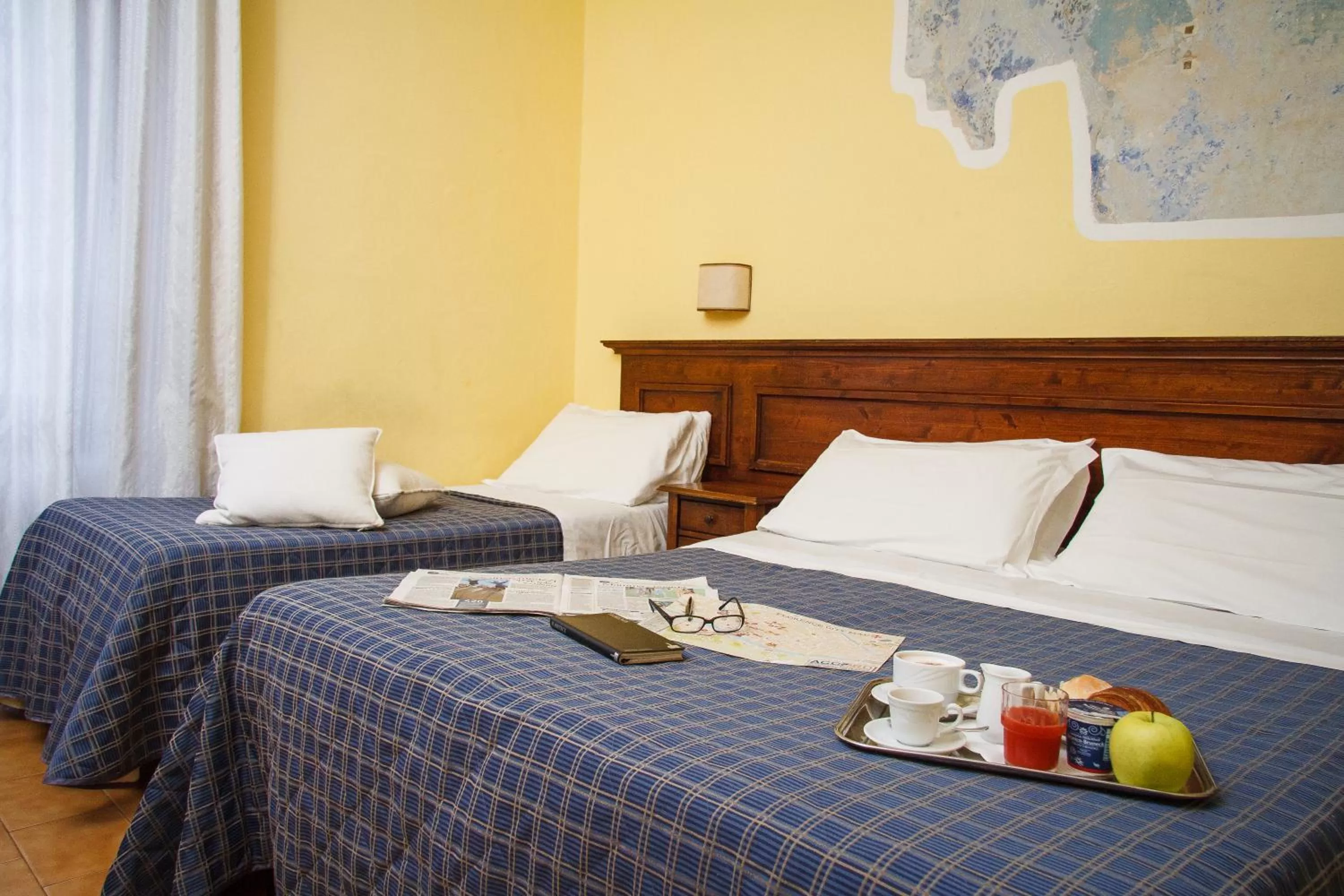 Bedroom, Bed in Hotel Nizza