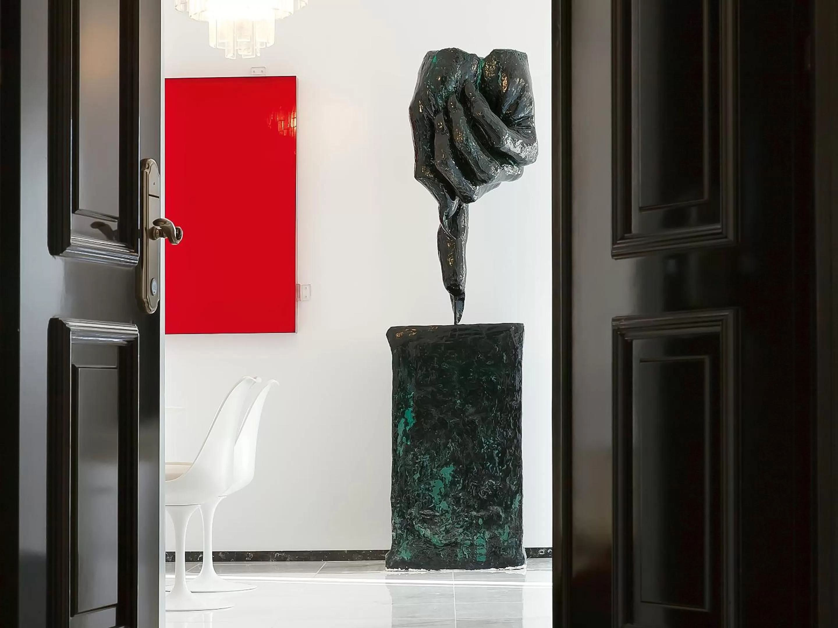 Facade/entrance in Grecotel Pallas Athena