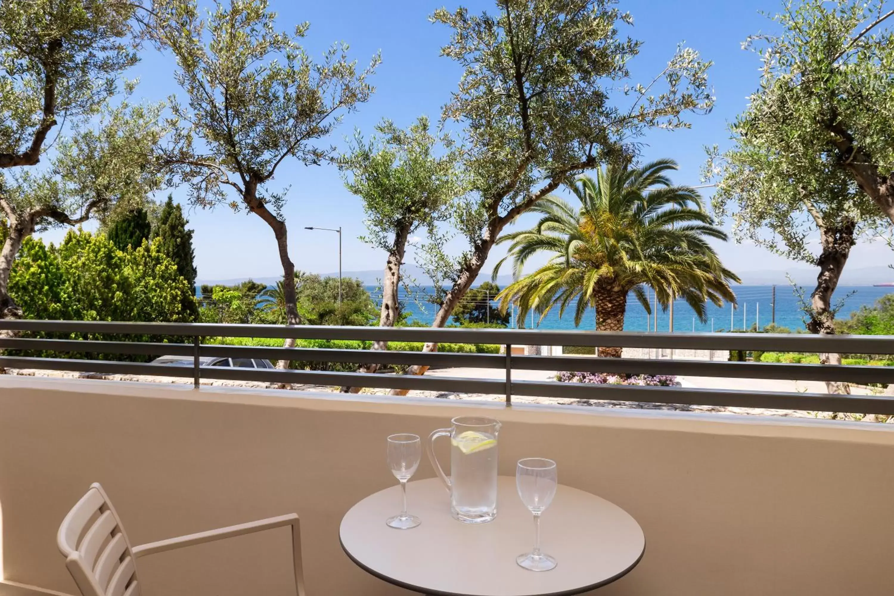 Balcony/Terrace in Akti Taygetos - Conference Resort