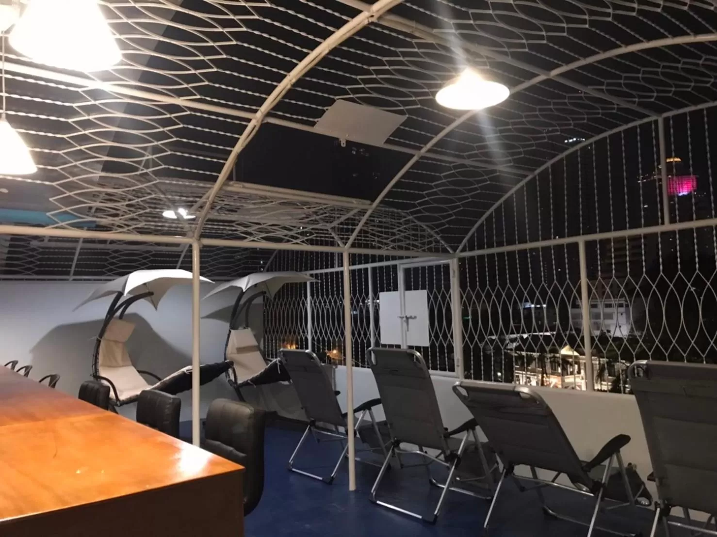 Patio in Hoft Hostel Bangkok