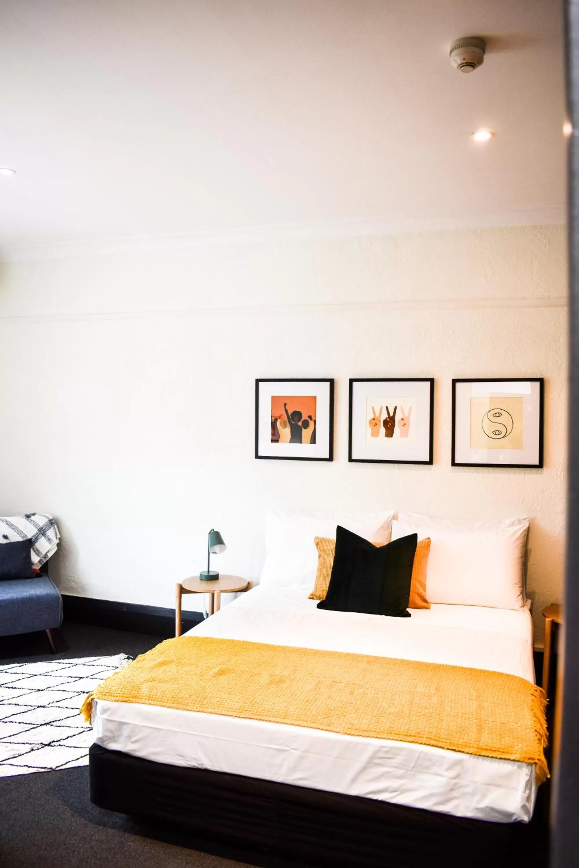 Bed in The Sherwood Hotel