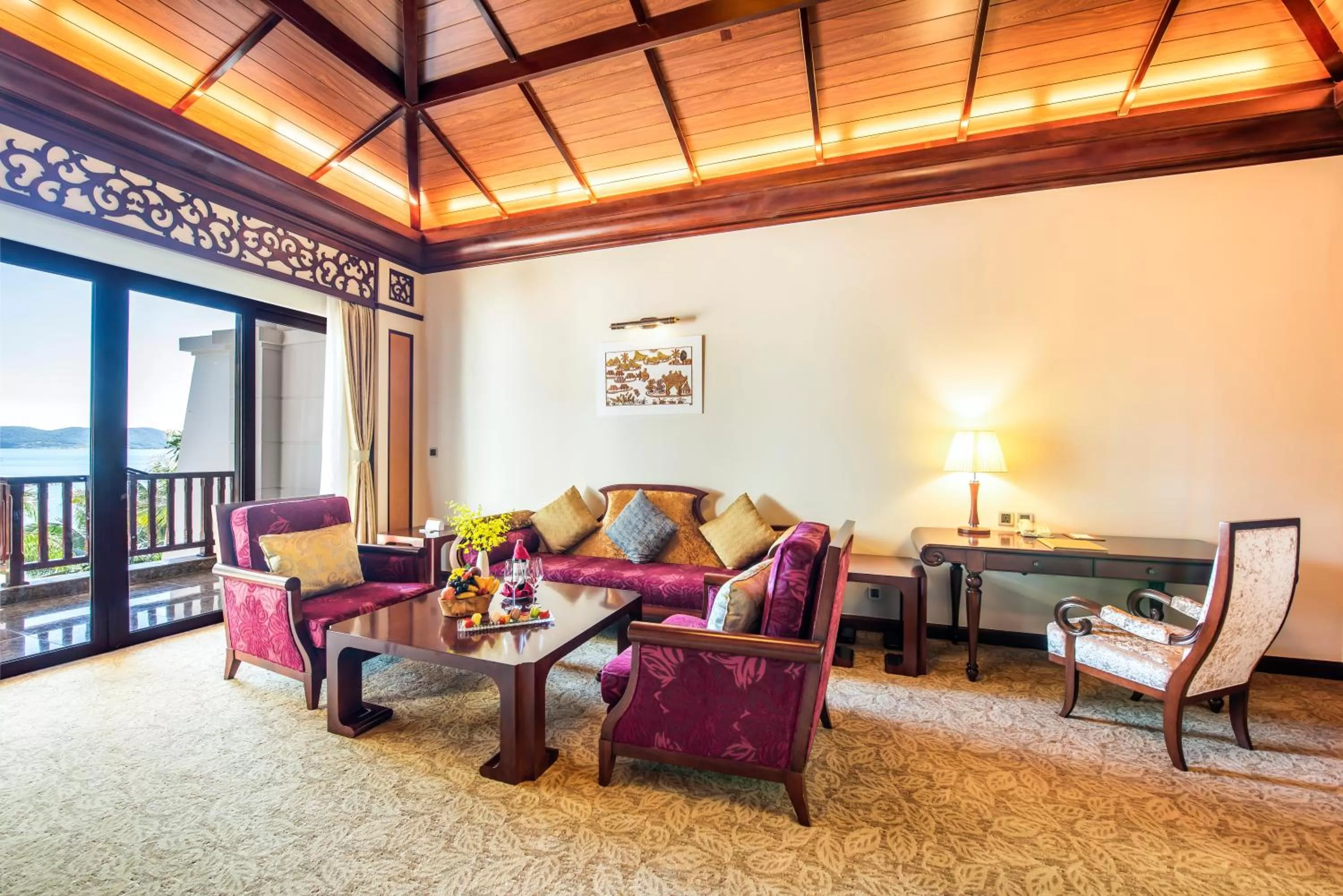 Living room in Vinpearl Luxury Nha Trang