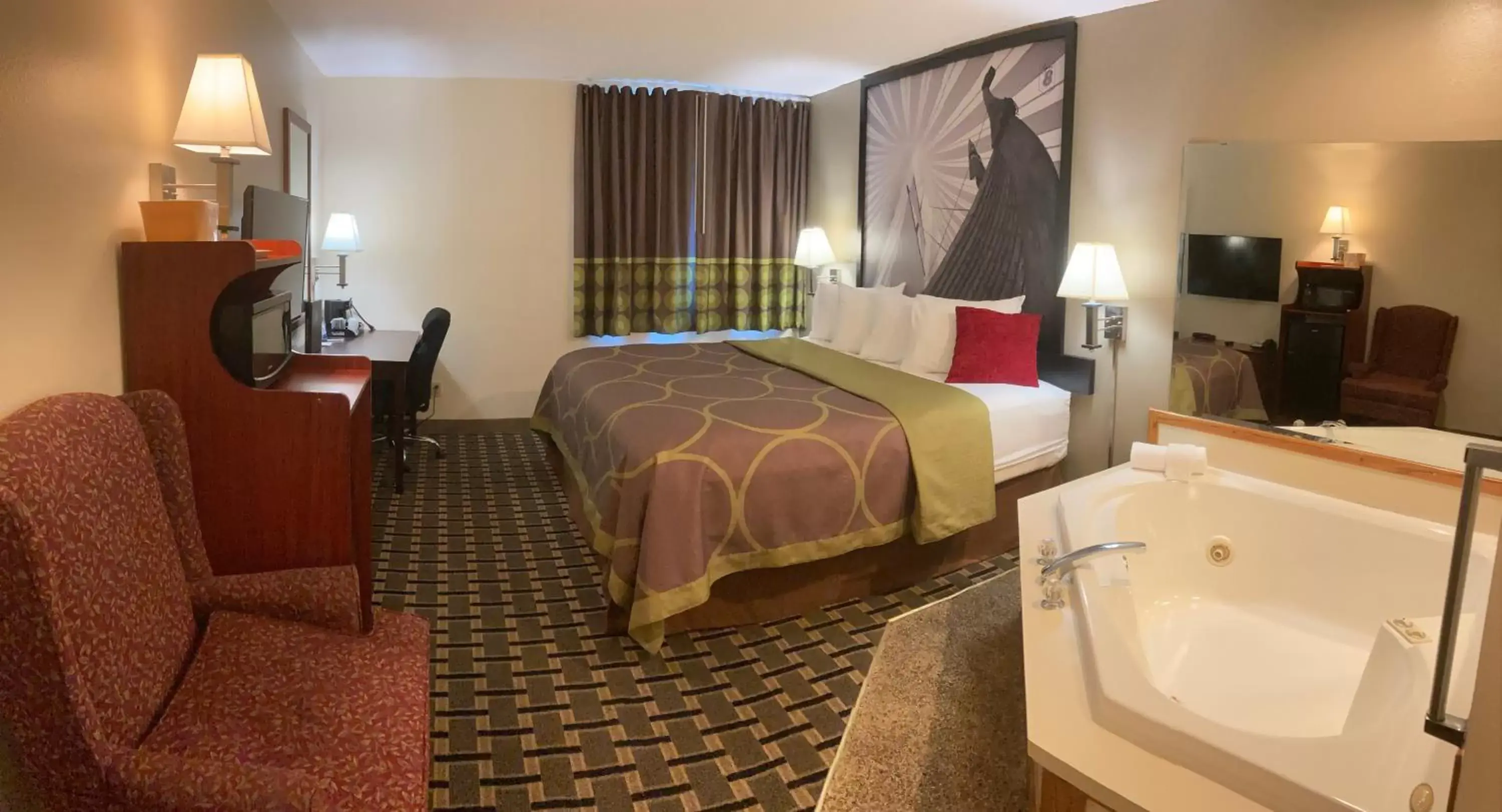 Bed in Super 8 by Wyndham Chisago City Bed in Super 8 by Wyndham Chisago City