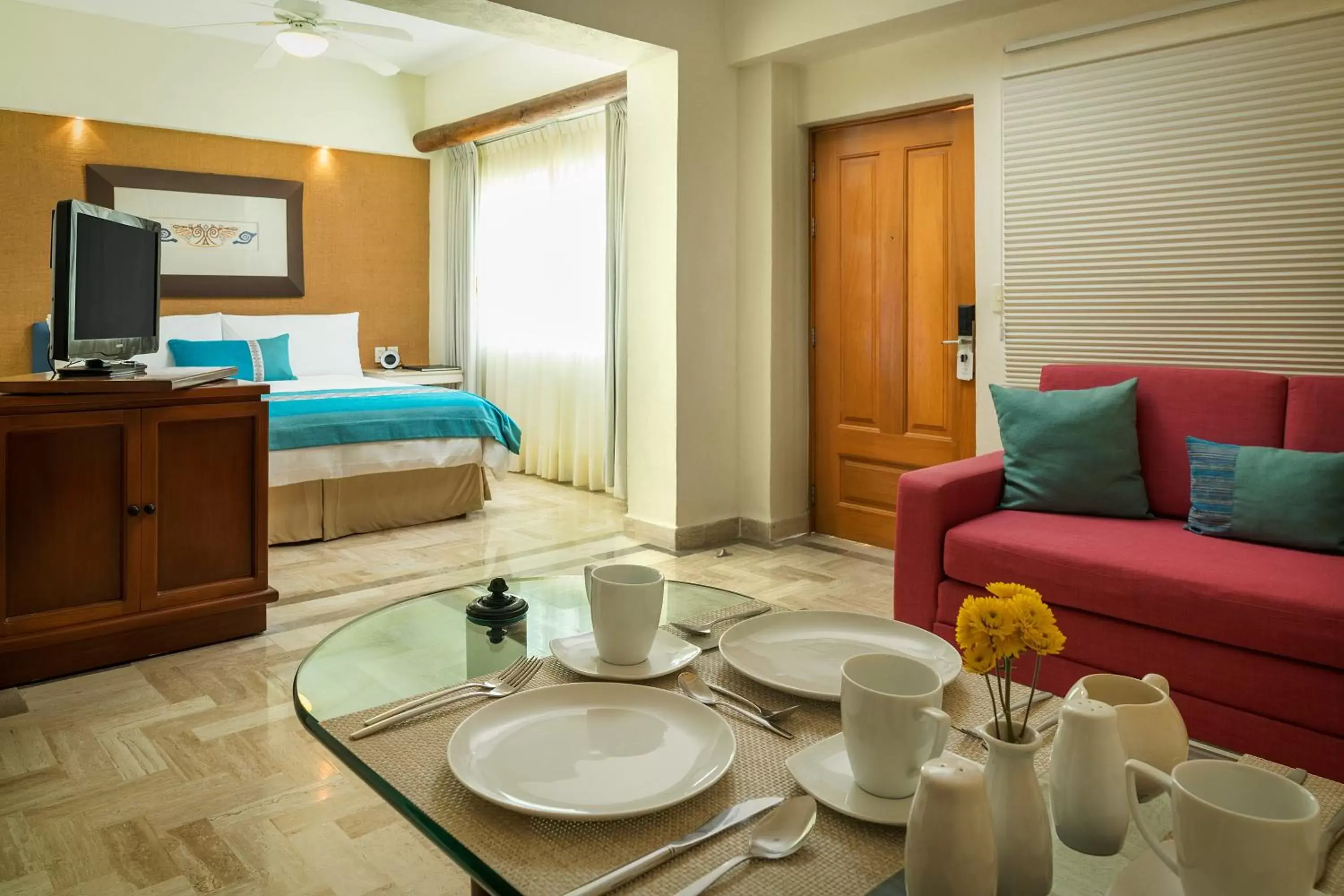 Living room in Velas Vallarta Suite Resort All-Inclusive