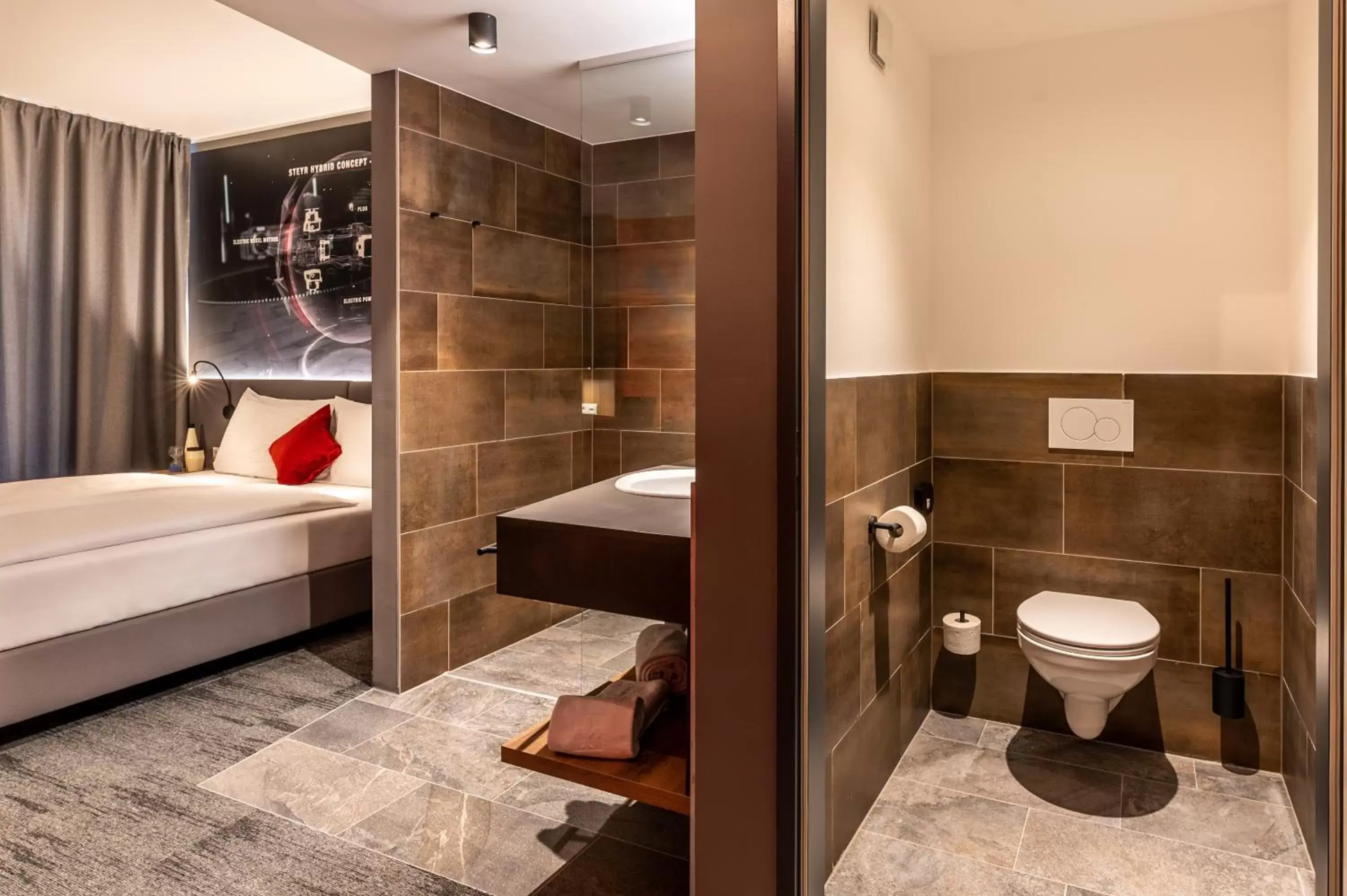 Toilet, Bathroom in Aiden by Best Western @ Stadtgut Hotel Steyr