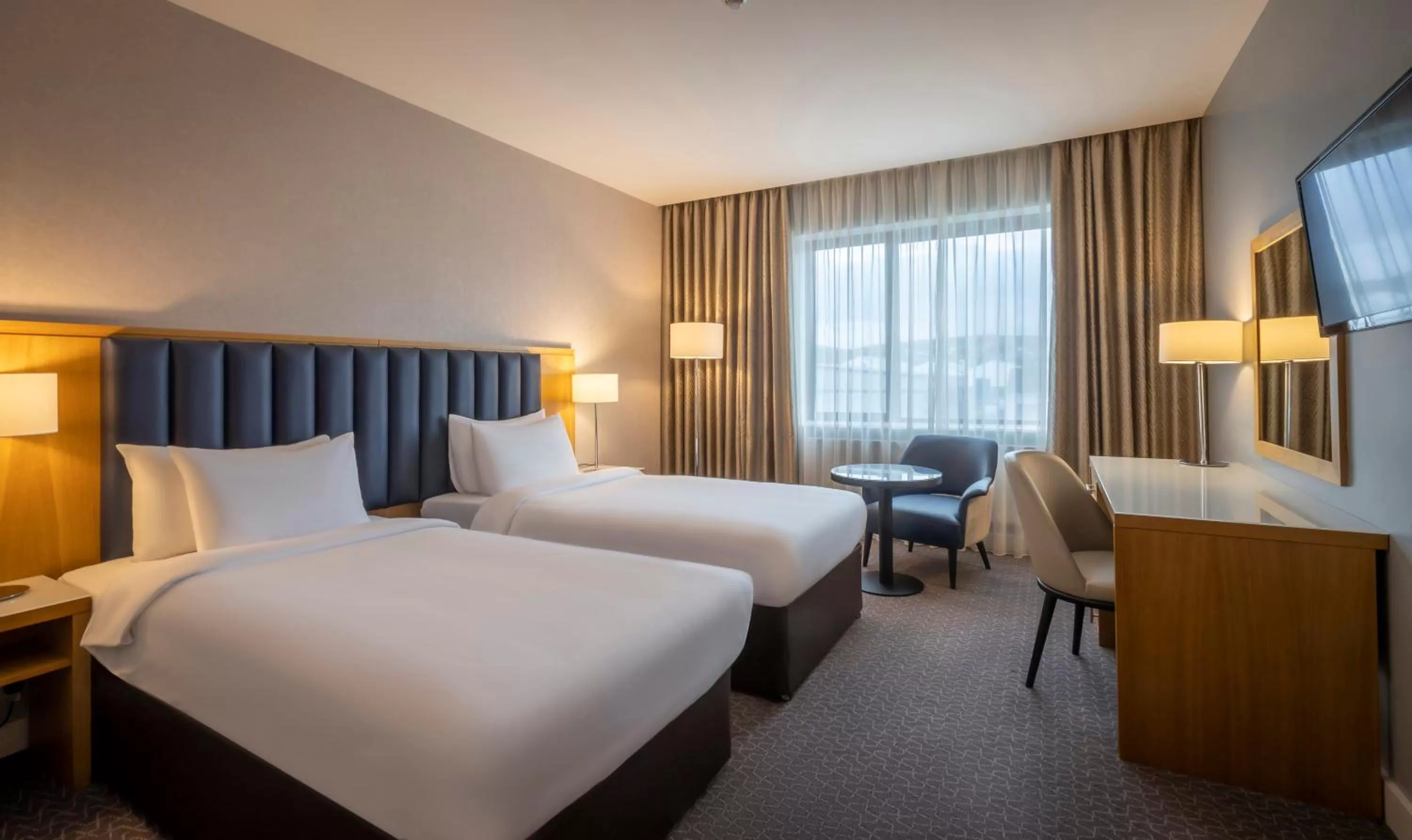 View (from property/room), Bed in Radisson Blu Hotel, Letterkenny