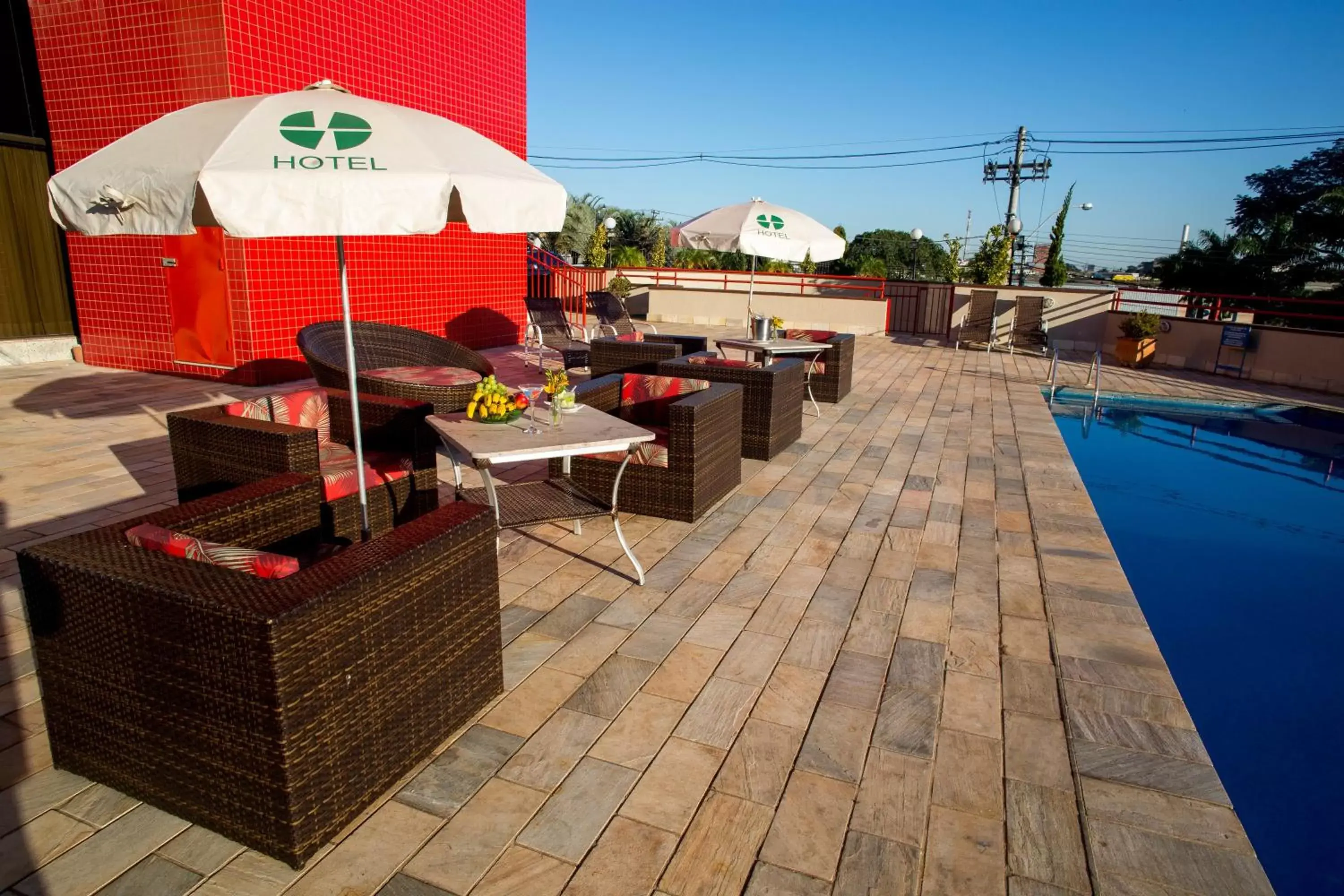 Swimming pool in Hotel Dan Inn Campinas Anhanguera - By Nacional Inn Swimming pool in Hotel Dan Inn Campinas Anhanguera - By Nacional Inn