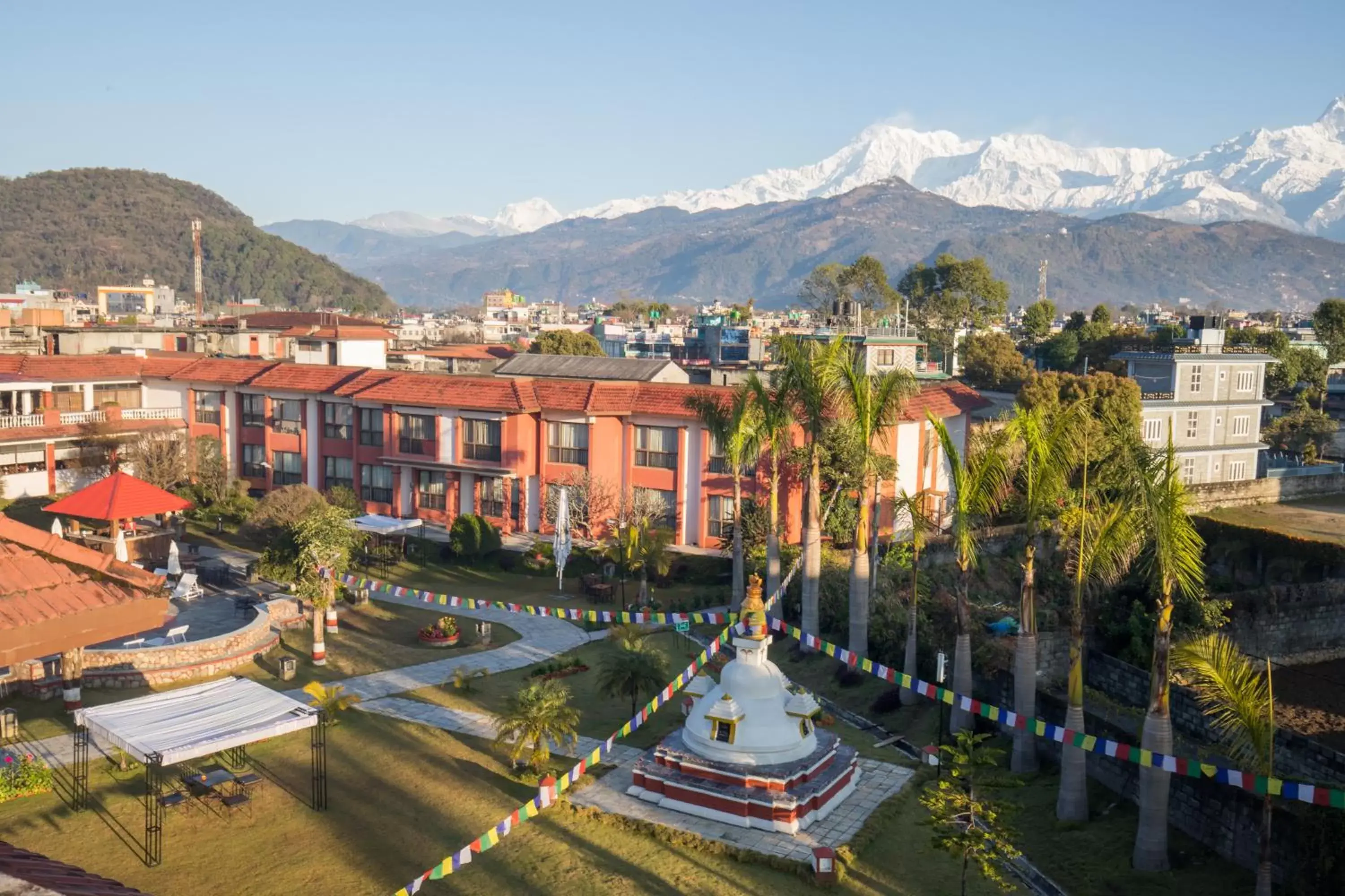 Mountain View in Hotel Pokhara Grande