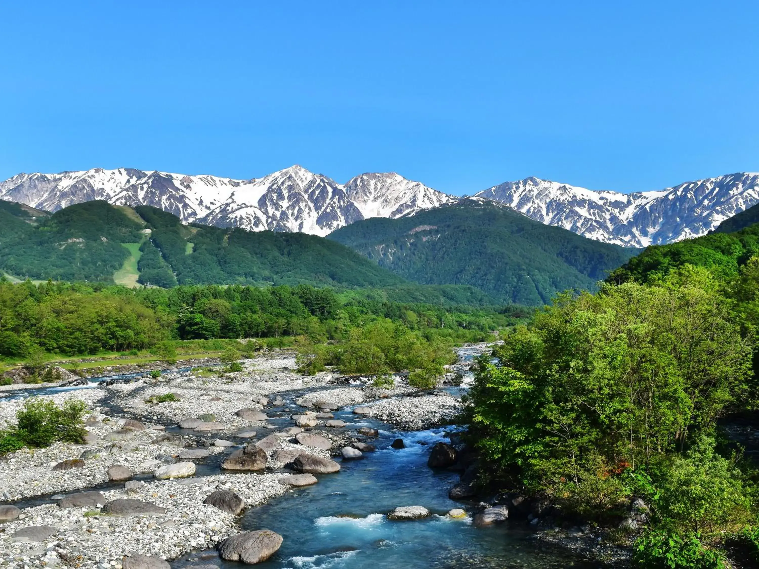 Natural landscape in Hakuba Resort Hotel La Neige Higashikan