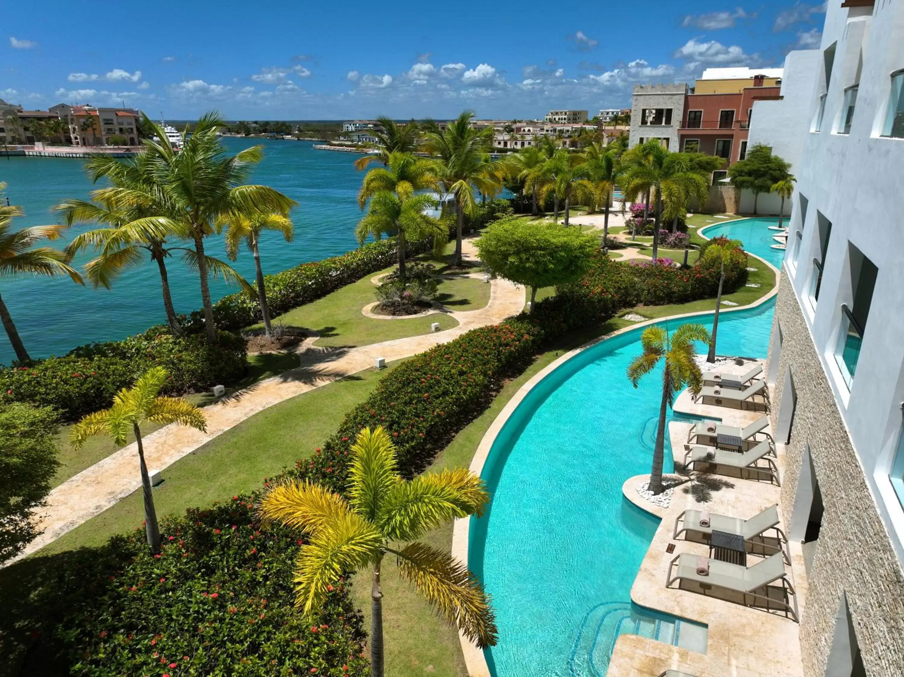 Pool View in TRS Cap Cana Waterfront & Marina Hotel - Adults Only