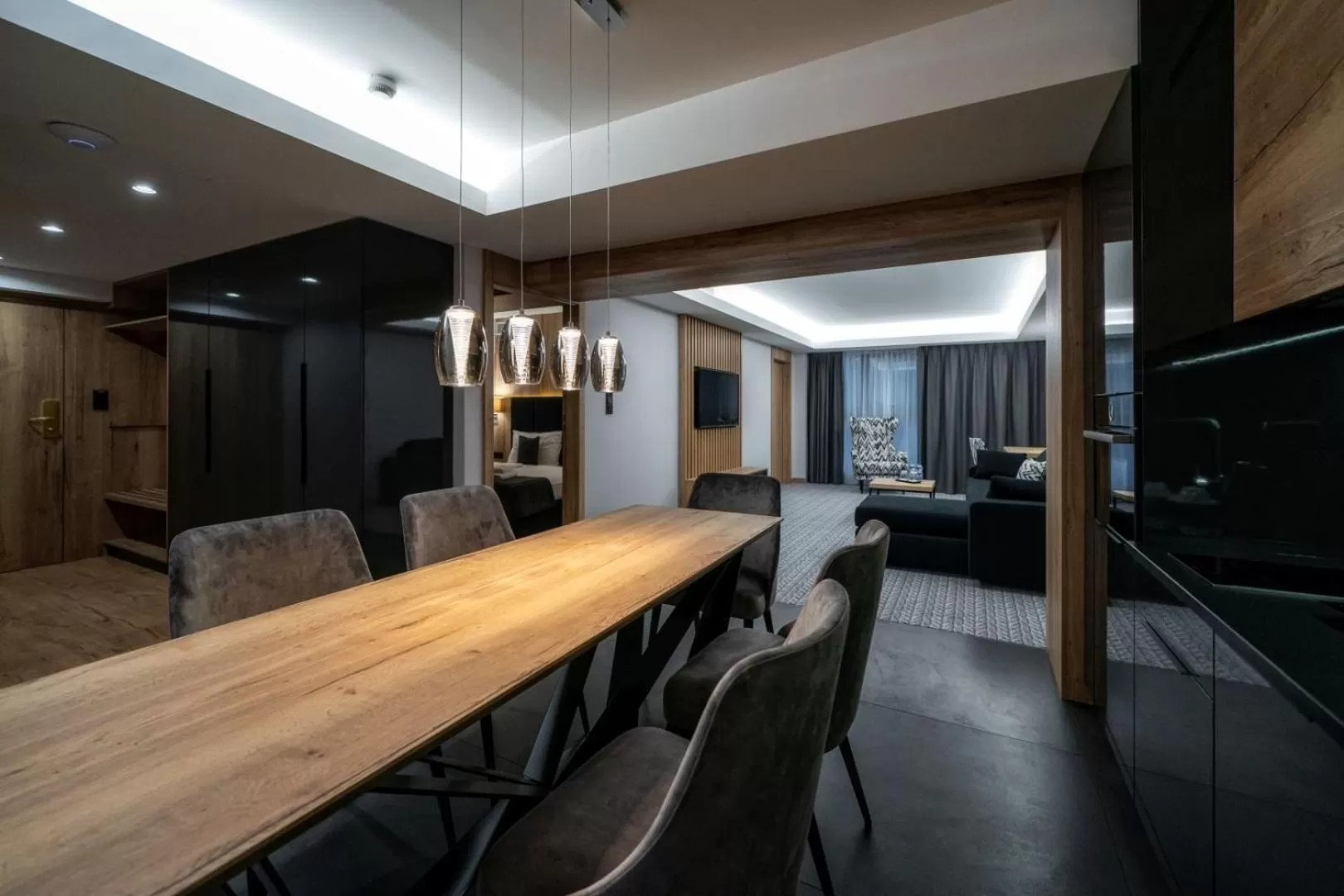 Kitchen or kitchenette in Hotel META Resort & Vine SPA