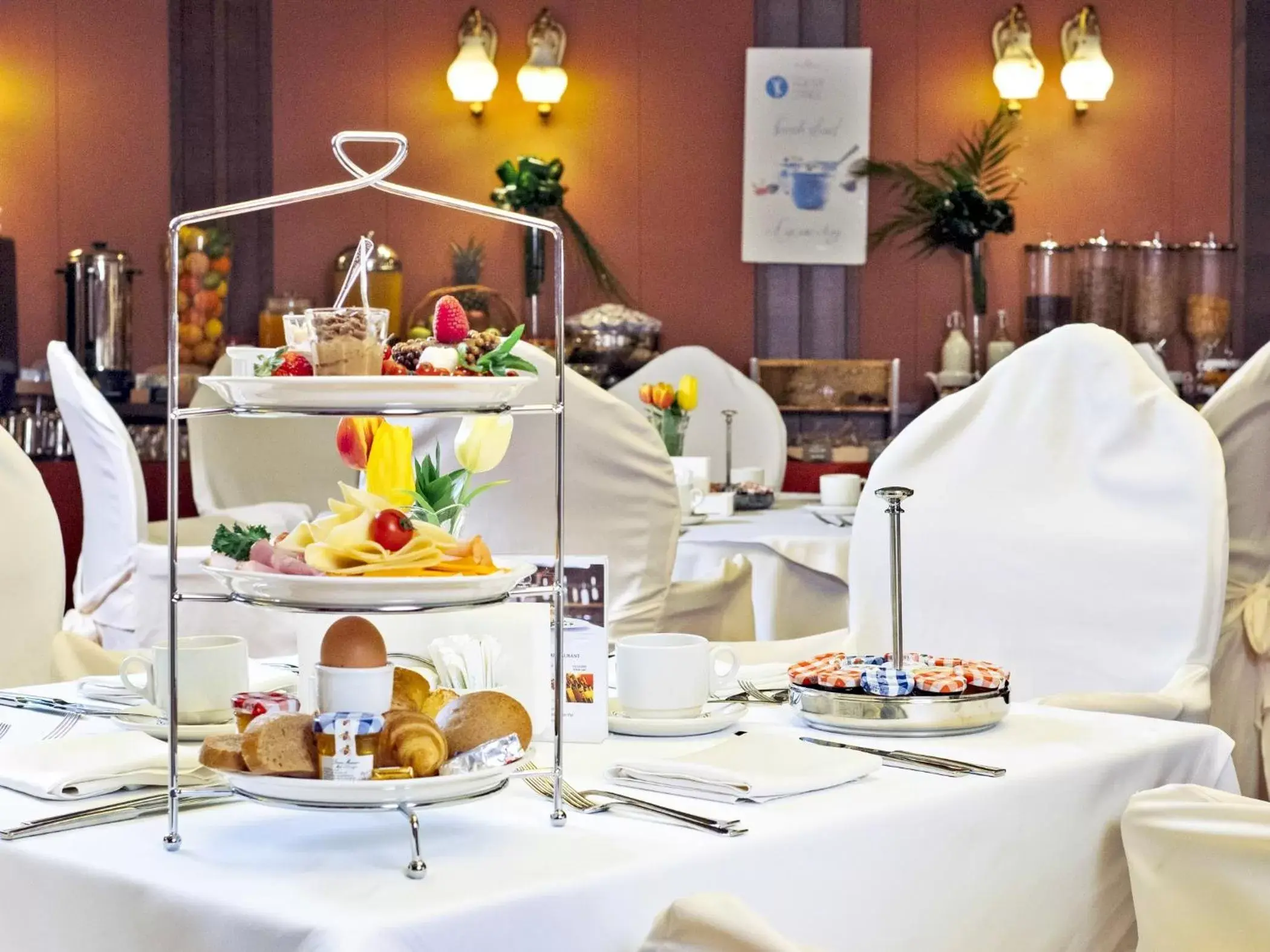 Buffet breakfast, Restaurant/Places to Eat in Grand Hotel Sofia - Top Location, The Most Spacious Rooms in the City, Secured Paid Underground Parking