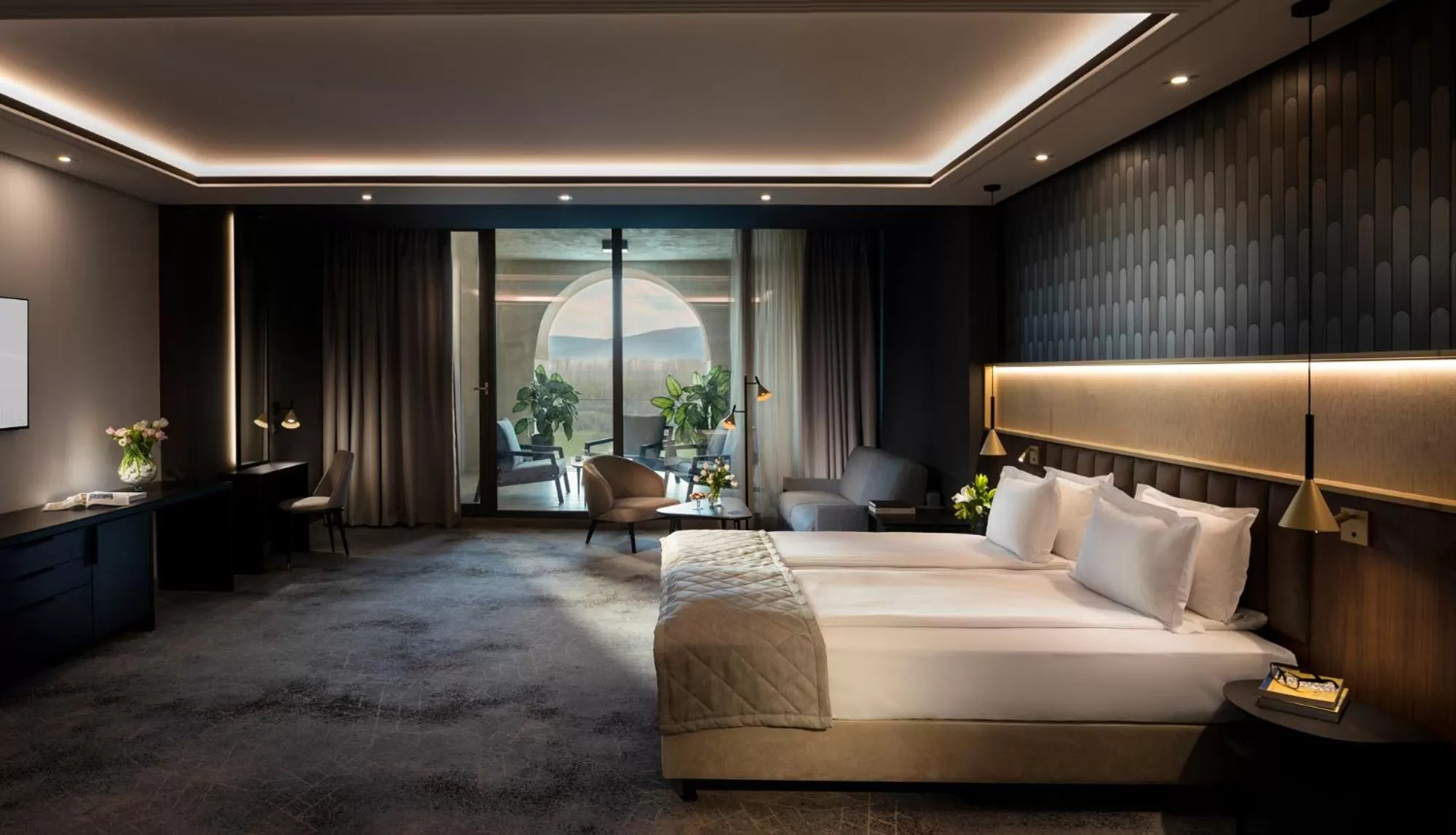 Photo of the whole room, Bed in Kings' Valley Medical & Spa Hotel