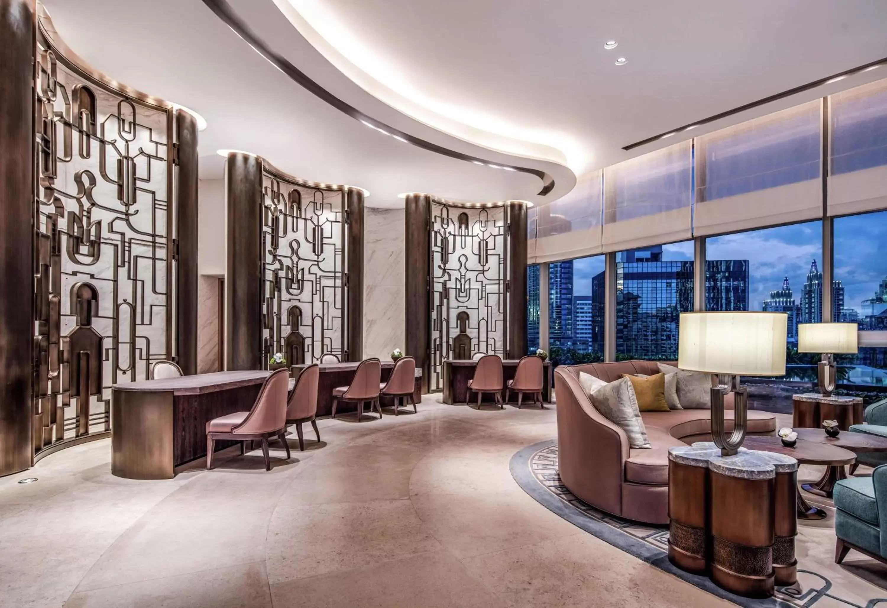 Lobby or reception in Waldorf Astoria Bangkok