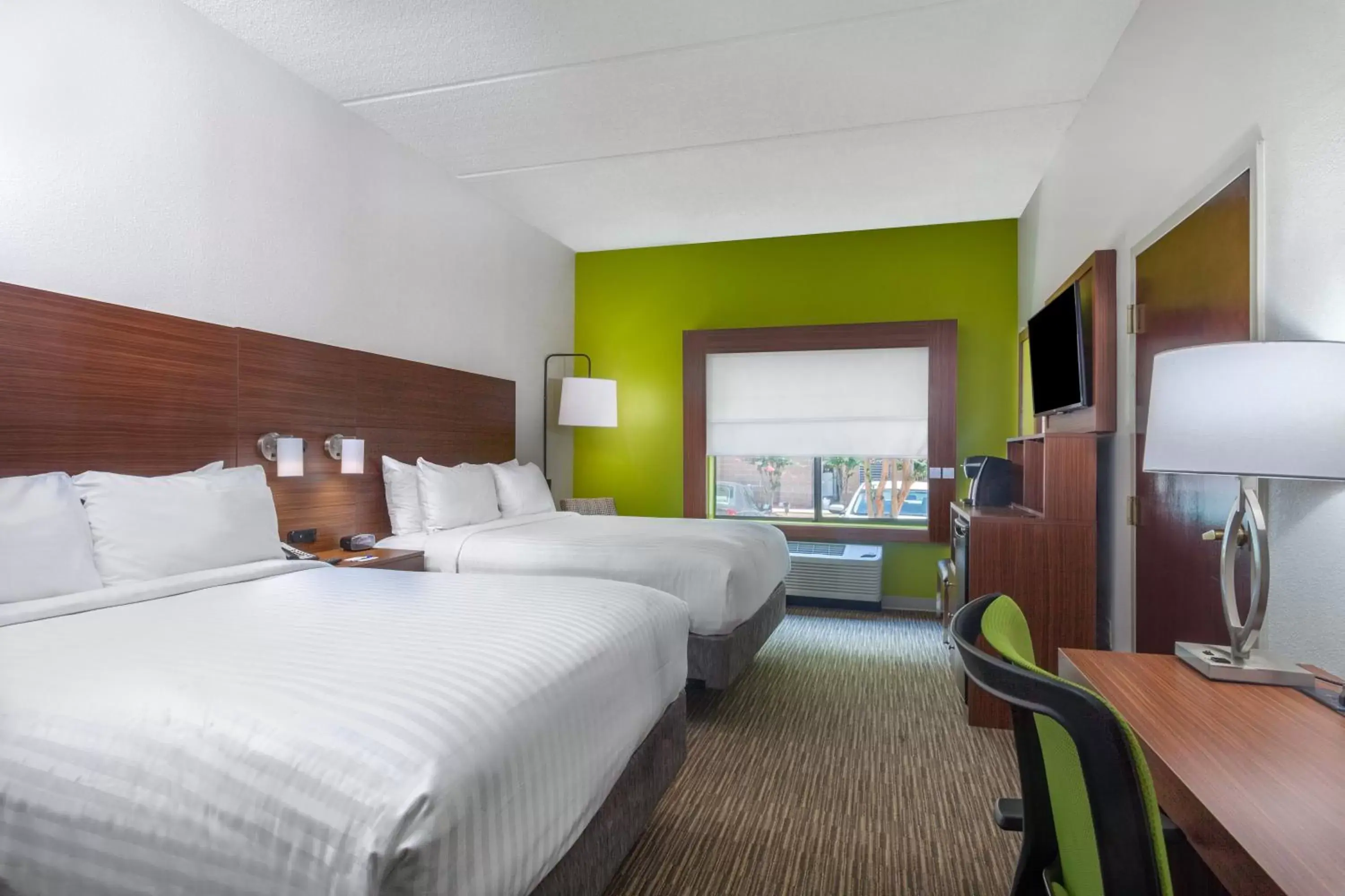 Queen Room with Two Queen Beds - Disability Access Tub in Holiday Inn Express & Suites Augusta West - Ft Gordon Area, an IHG Hotel Queen Room with Two Queen Beds - Disability Access Tub in Holiday Inn Express & Suites Augusta West - Ft Gordon Area, an IHG Hotel