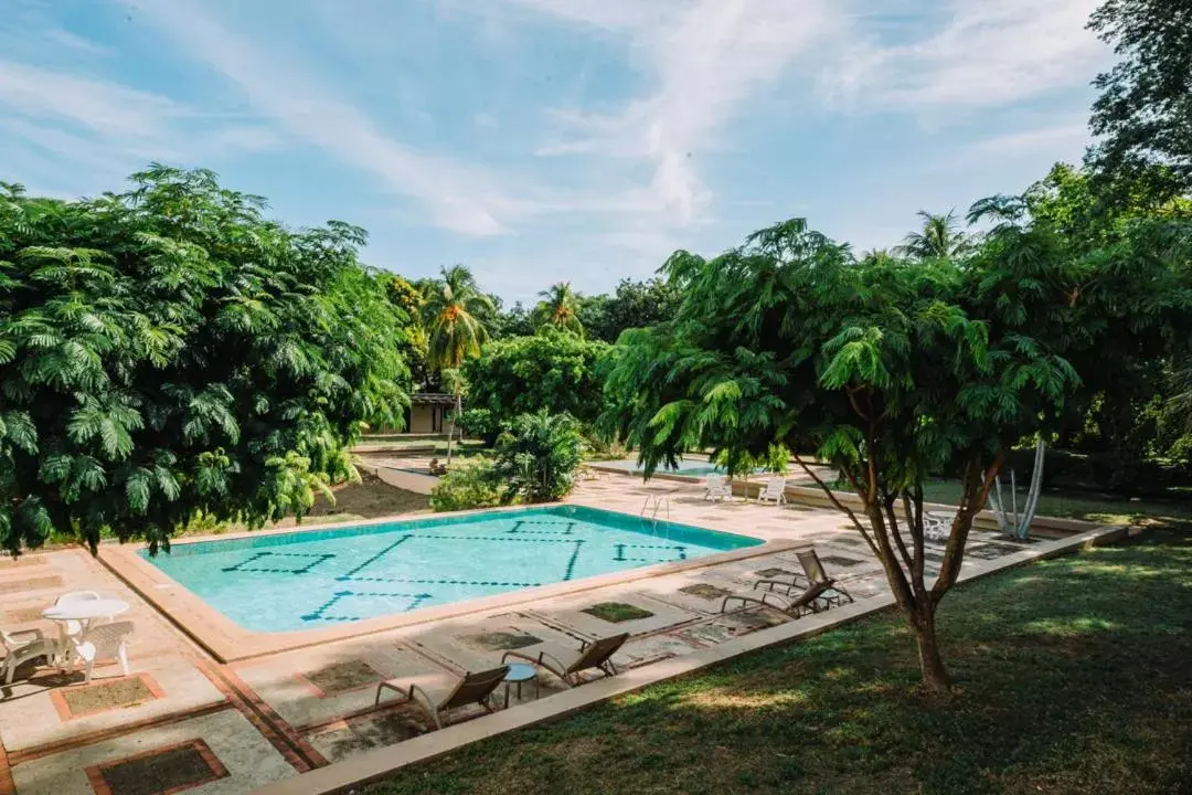 Natural landscape, Swimming Pool in Hotel Diriá Santa Cruz