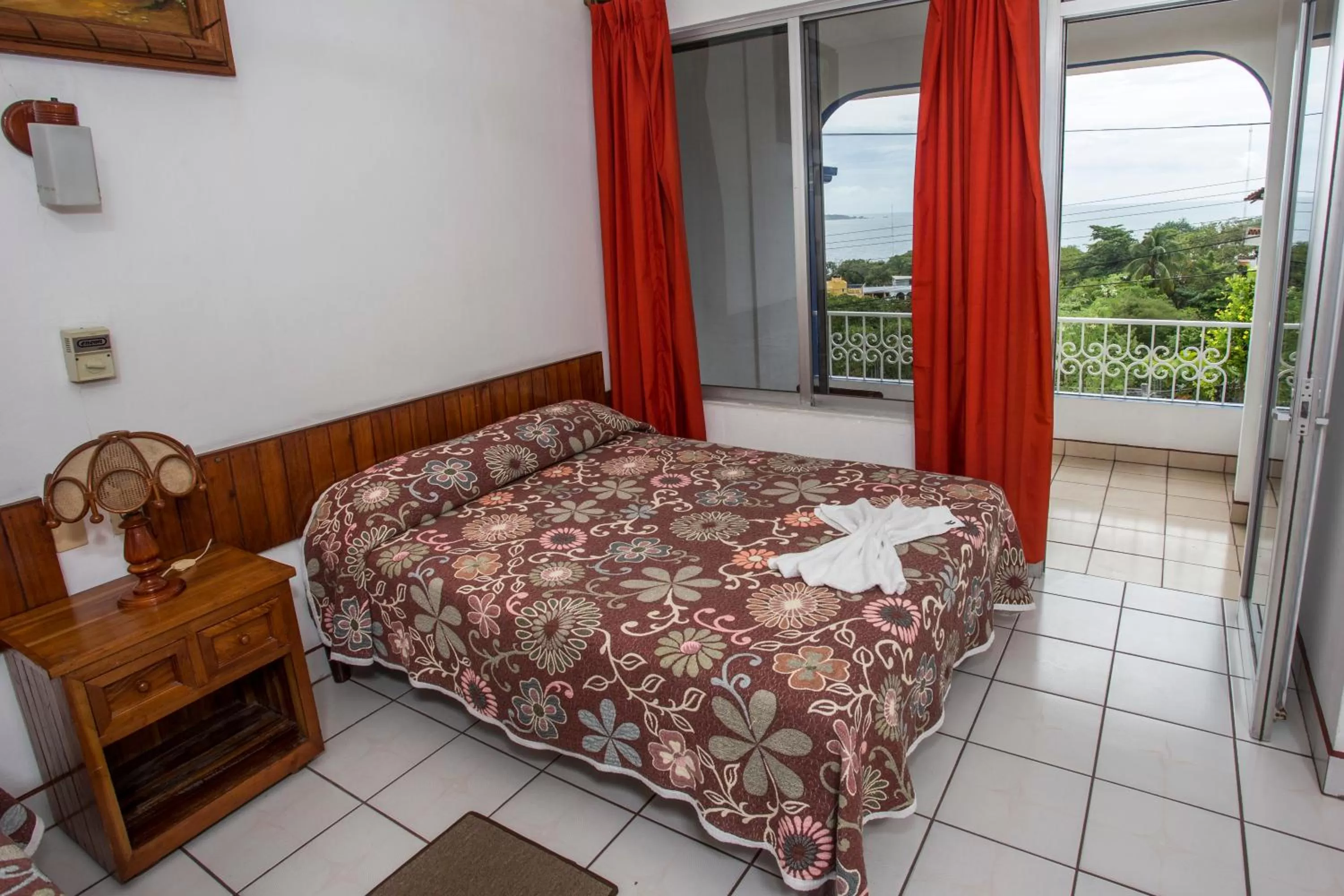 Bed in Hotel San Juan