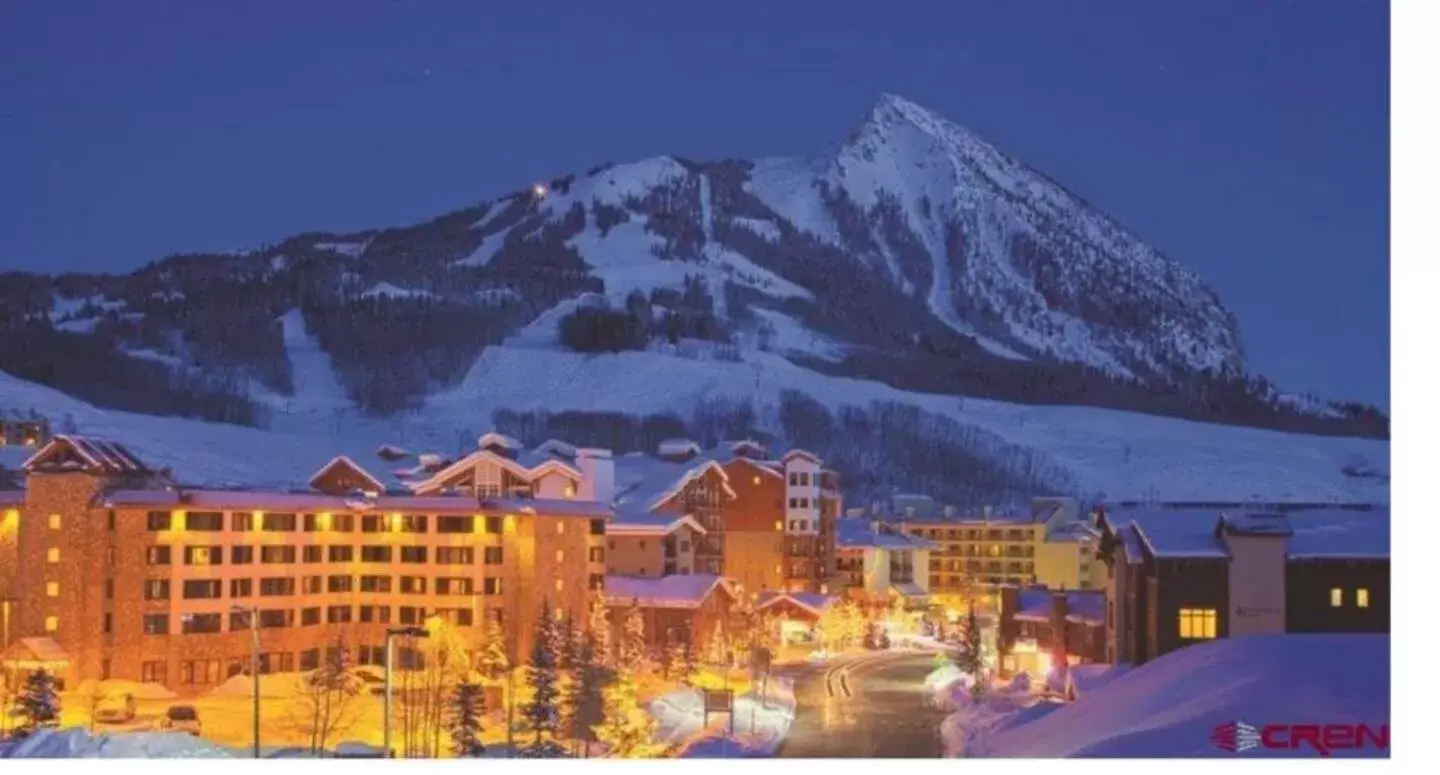 Property building, Winter in Grand Lodge Crested Butte