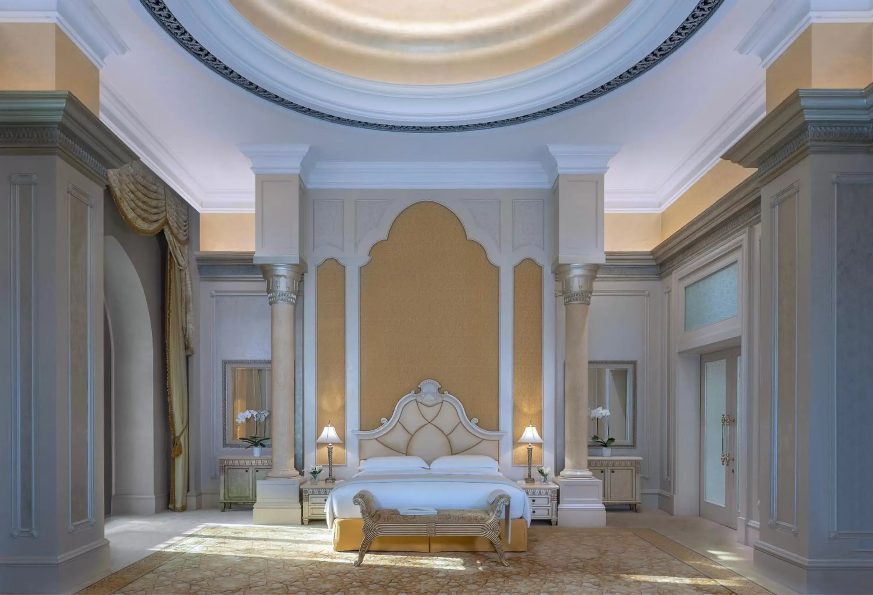 Two Bedroom Palace Suite, Balcony with 24 hours Beachfront Club Lounge Access, including Daily Breakfast, Afternoon Tea, Evening Drinks & Canapes and Exclusive Beach Area in Emirates Palace Mandarin Oriental, Abu Dhabi
