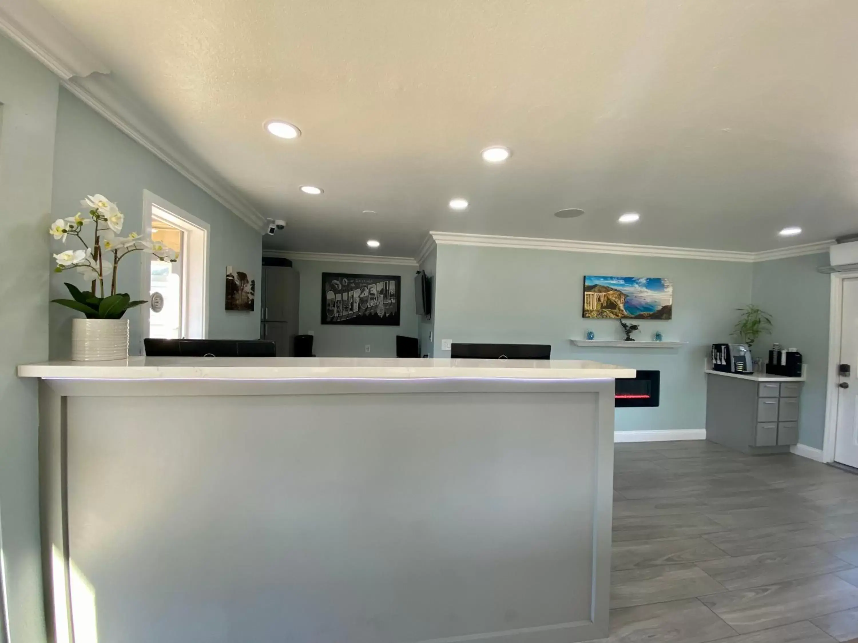 Lobby or reception in Aura Inn Monterey Lobby or reception in Aura Inn Monterey