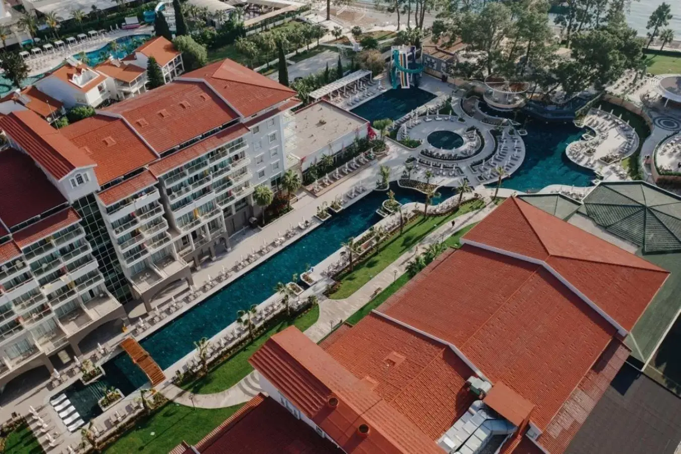 Property building, Bird's-eye View in Akra Kemer - Ultra All Inclusive