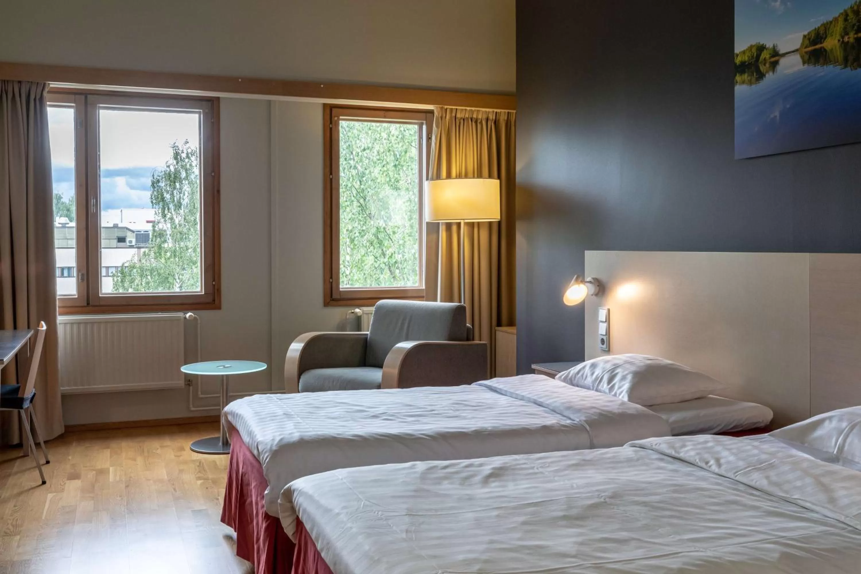 Bedroom, Bed in Scandic Joensuu