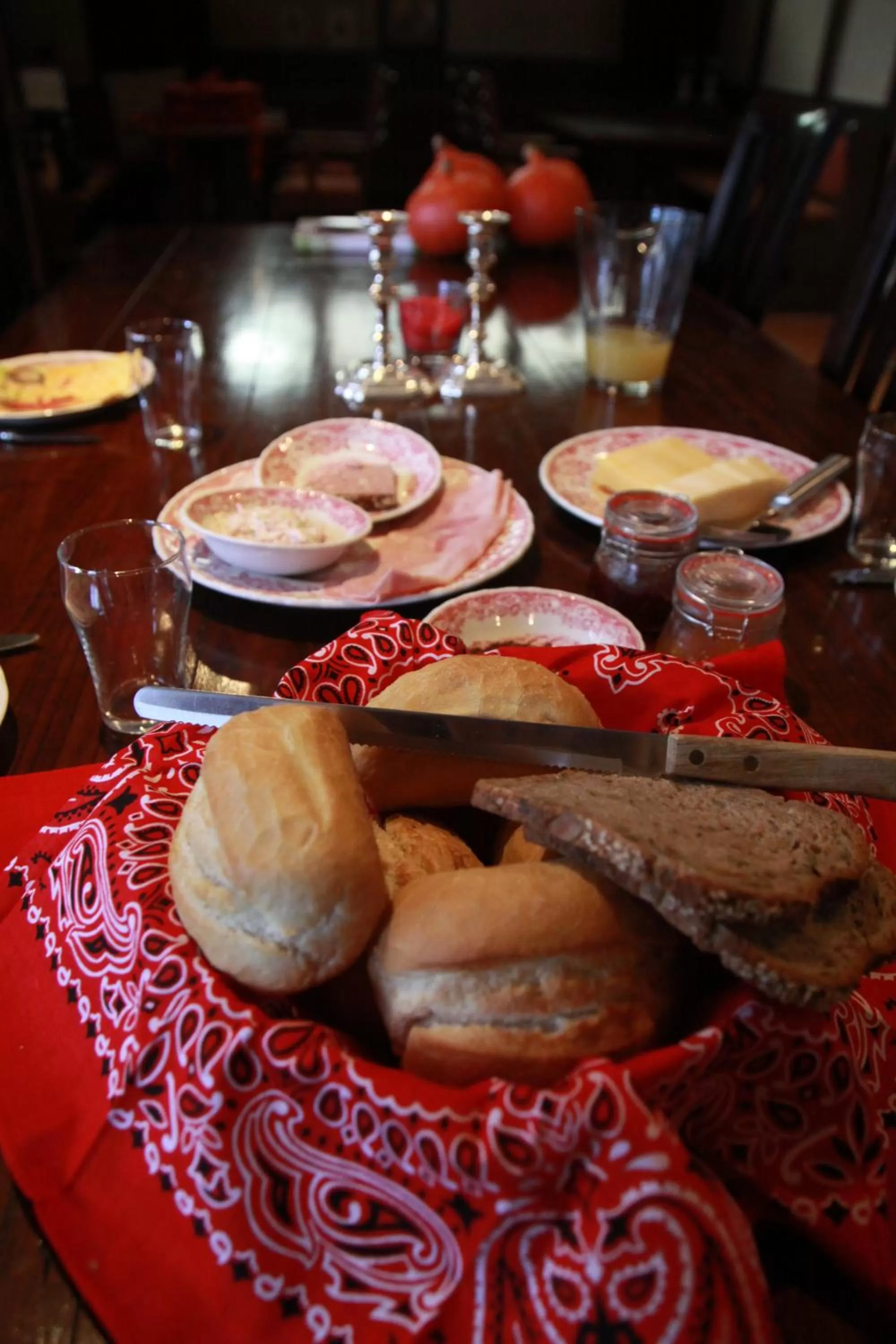 Continental breakfast in B&B Orchidee