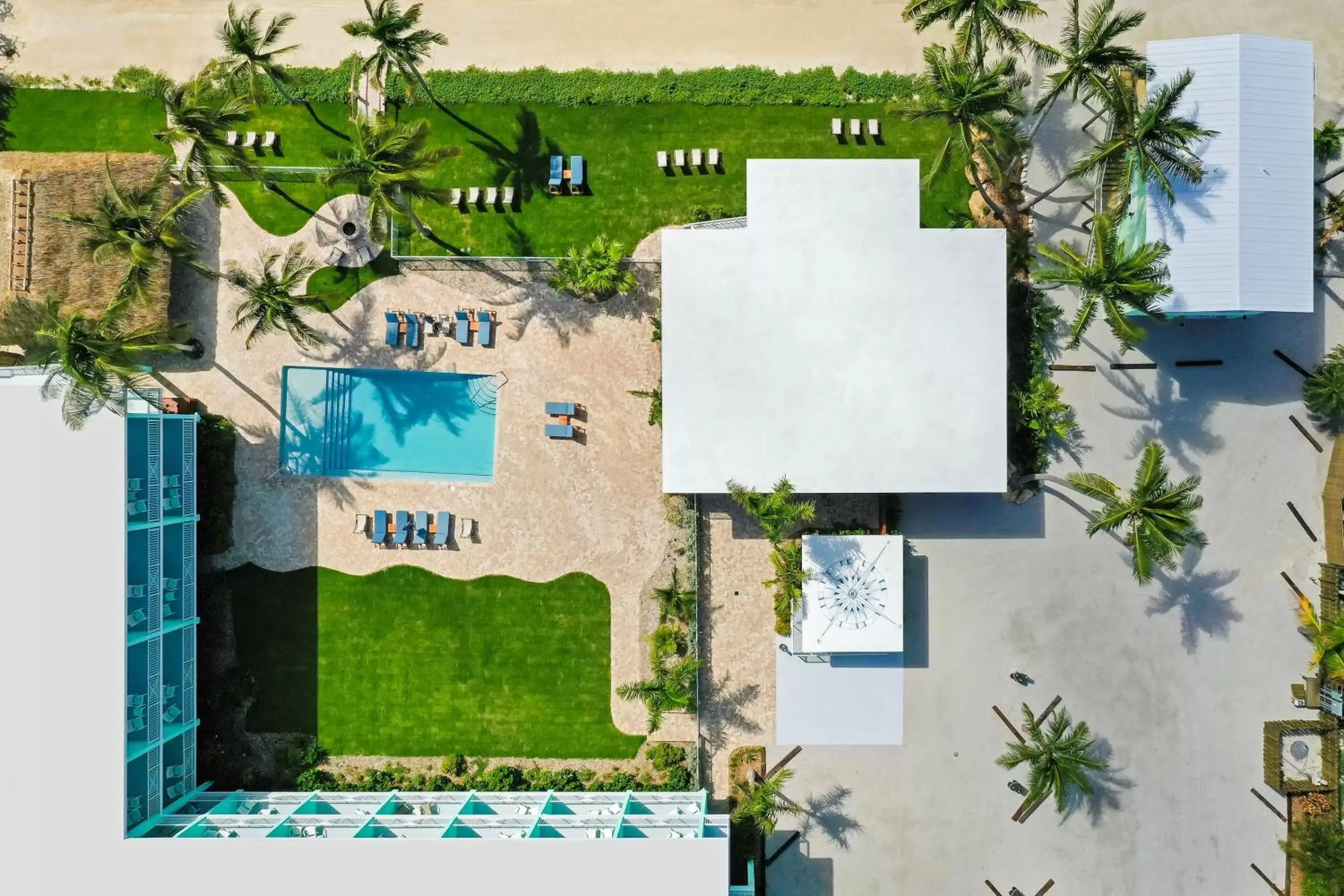 Patio, Floor Plan in Grassy Flats Resort & Beach Club