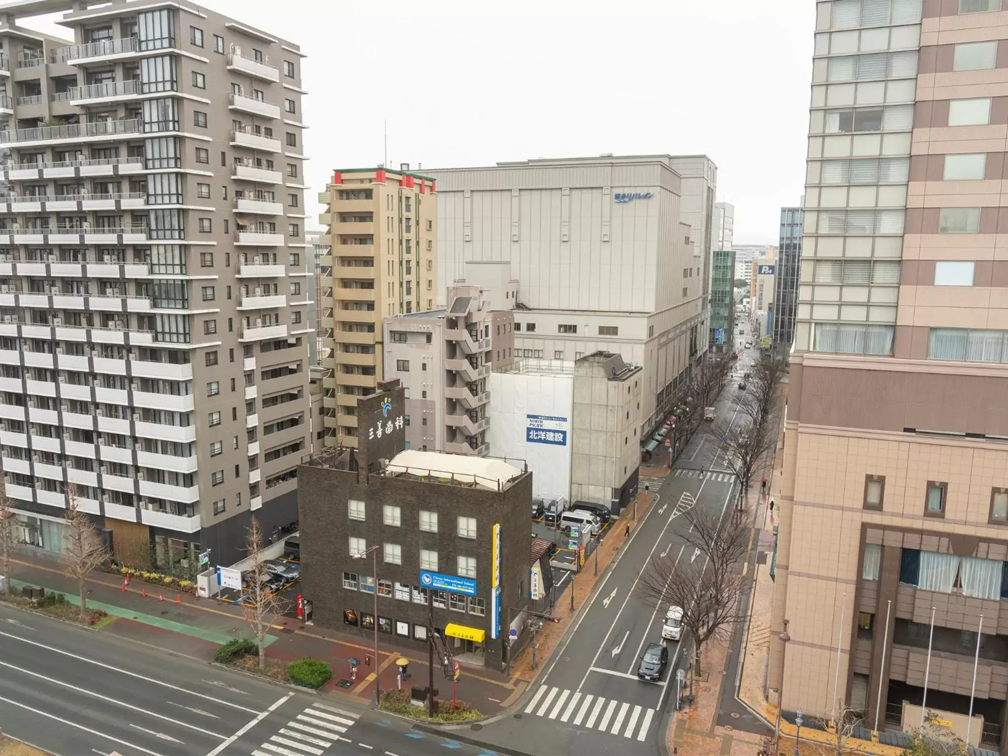 Street view in Hotel Eclair Hakata