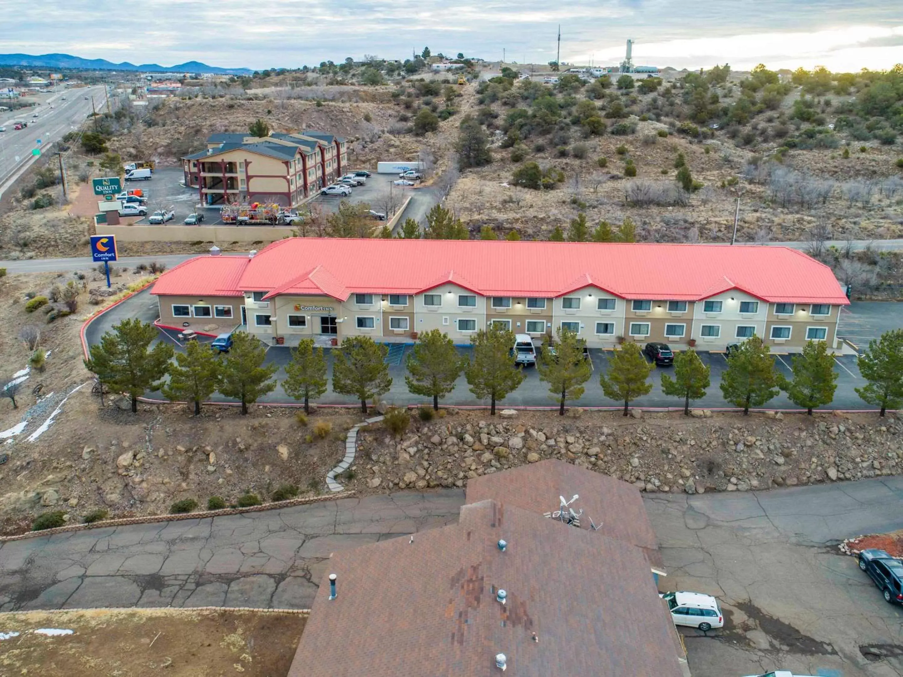 Property building, Bird's-eye View in Comfort Inn Near Gila National Forest