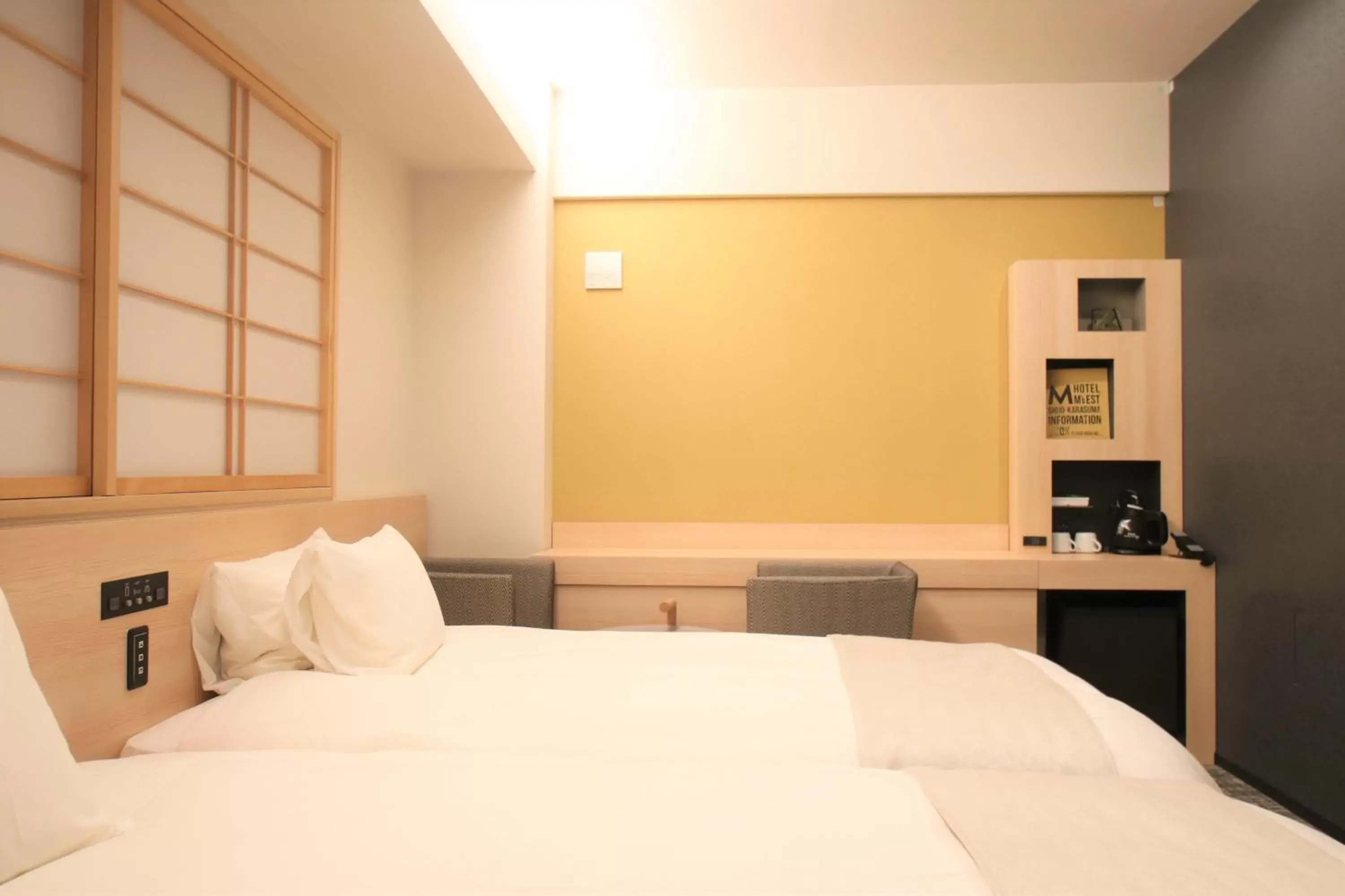 Photo of the whole room, Bed in Hotel M's Est Shijo Karasuma