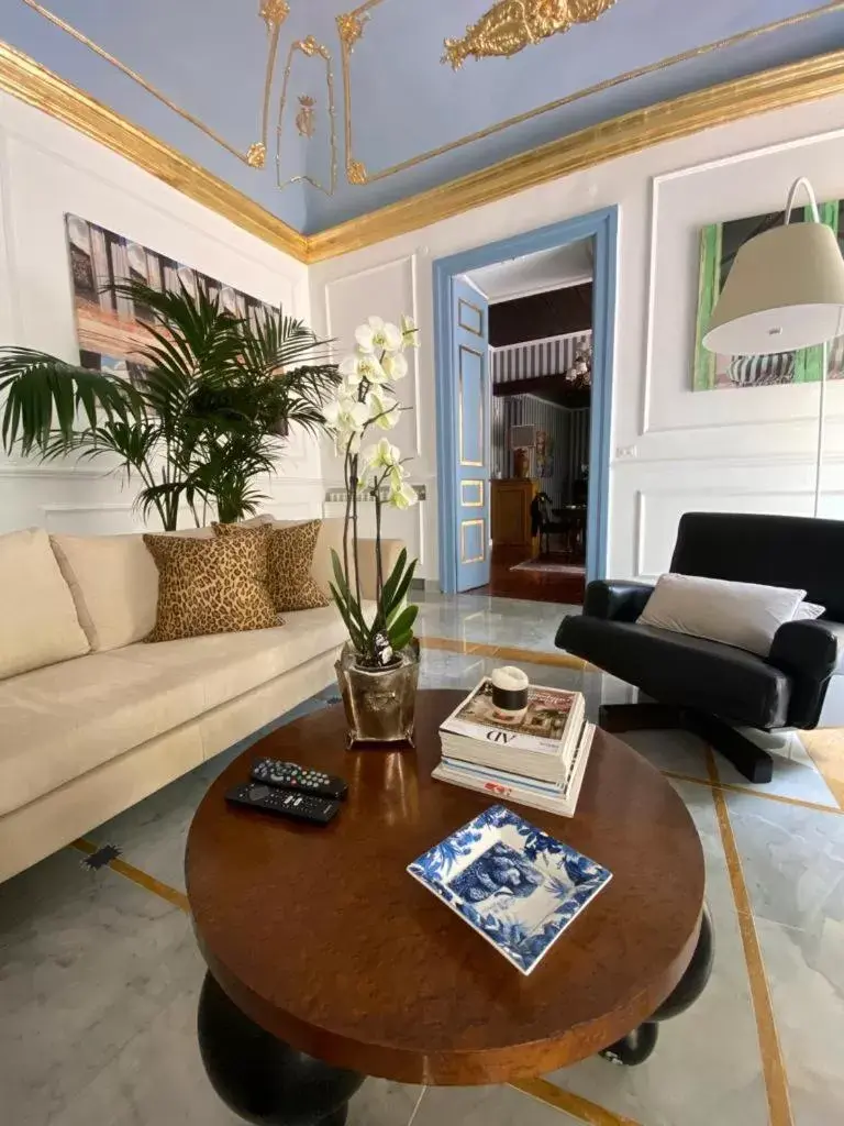 Living room, Seating Area in Palazzo Cherubini - Wellness e Spa