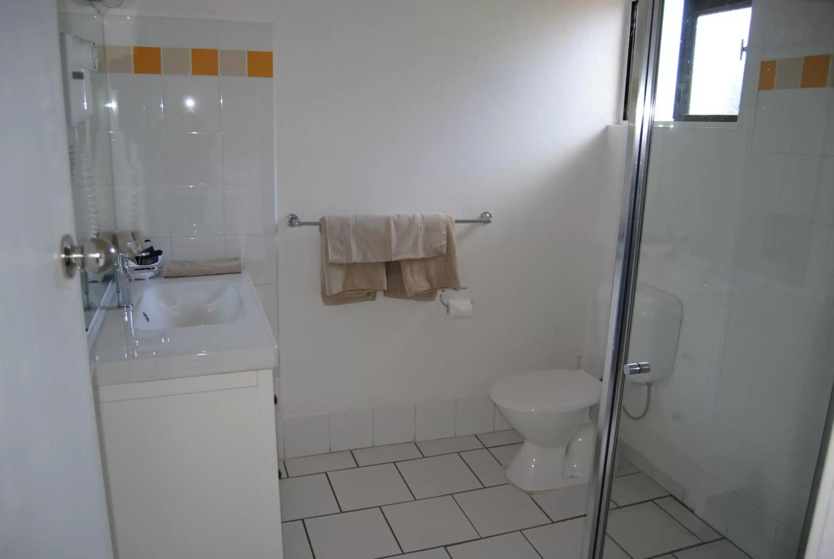 Shower, Bathroom in Airlie House Motor Inn