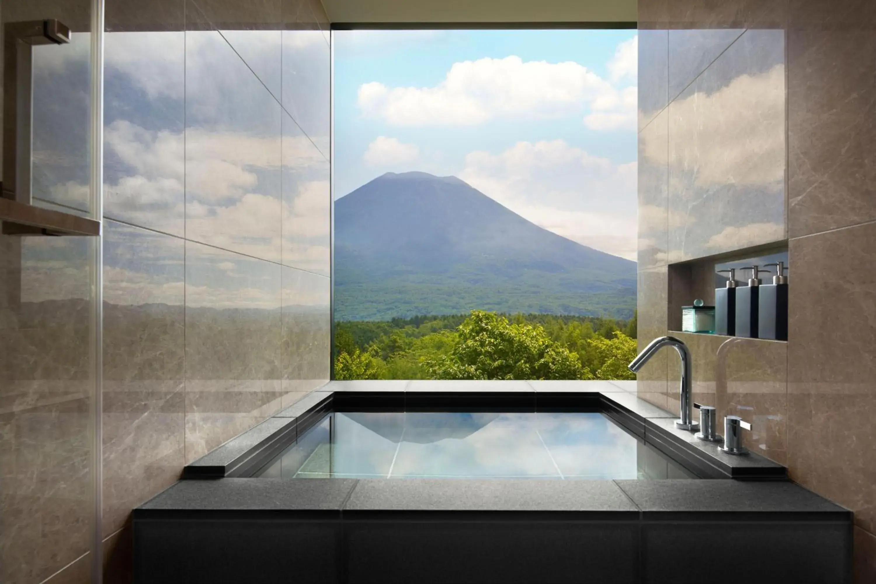 Bathroom, Swimming Pool in Higashiyama Niseko Village, a Ritz-Carlton Reserve