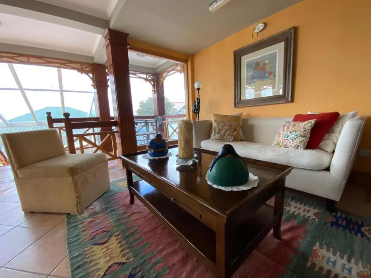 Living room, Seating Area in Hostería Patagonia Jarke