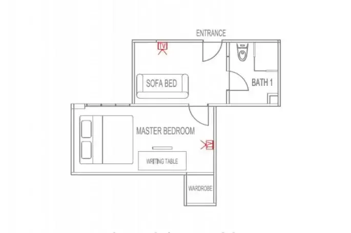 Floor Plan in Sumai Hotel Apartment